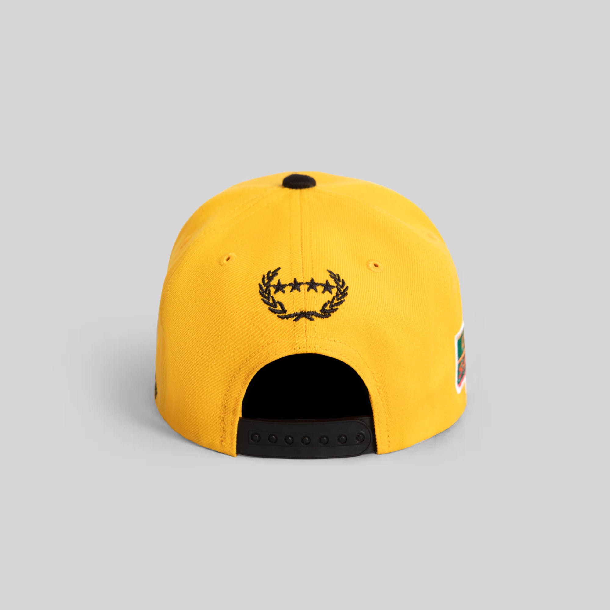 SORRY I'M HIGH ATHLETIC GOLD BLACK WOOL TRUCKER