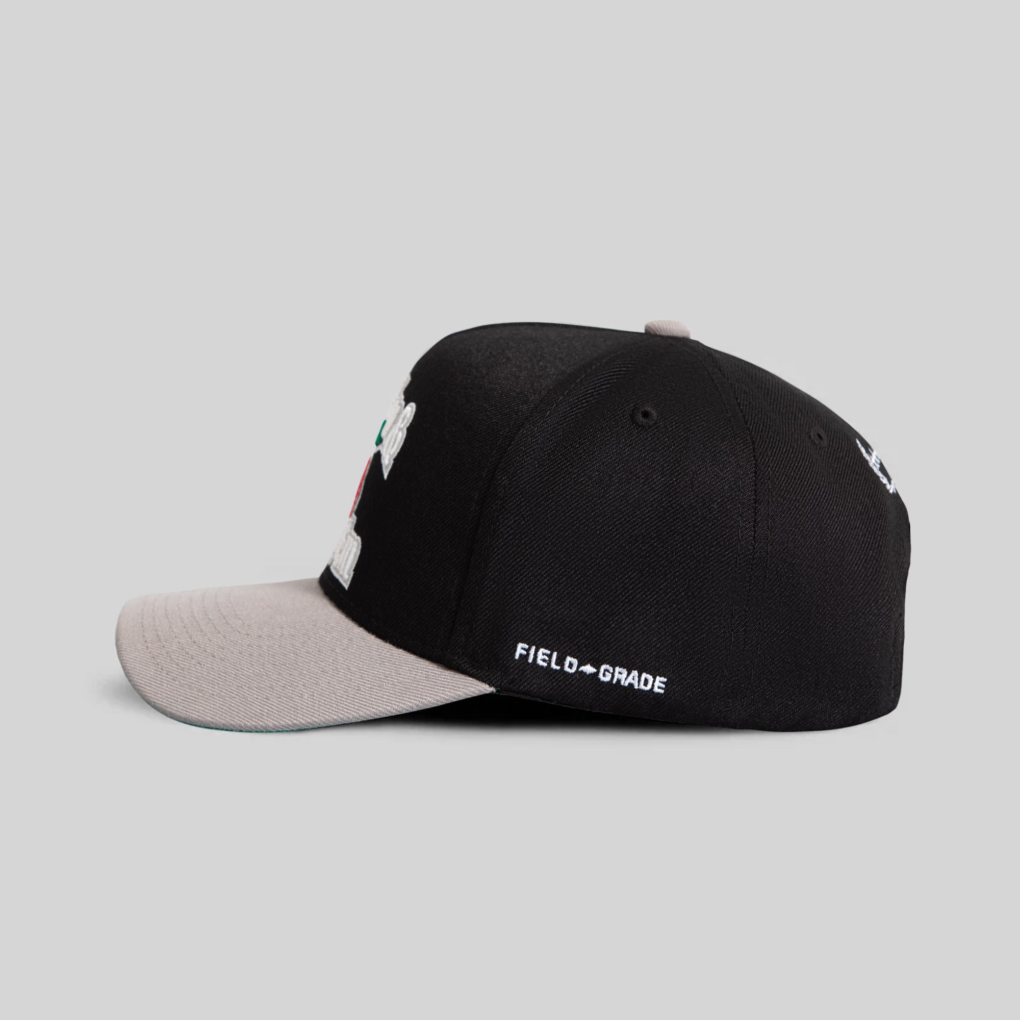ROLL 'EM & SMOKE 'EM BLACK CEMENT WOOL TRUCKER