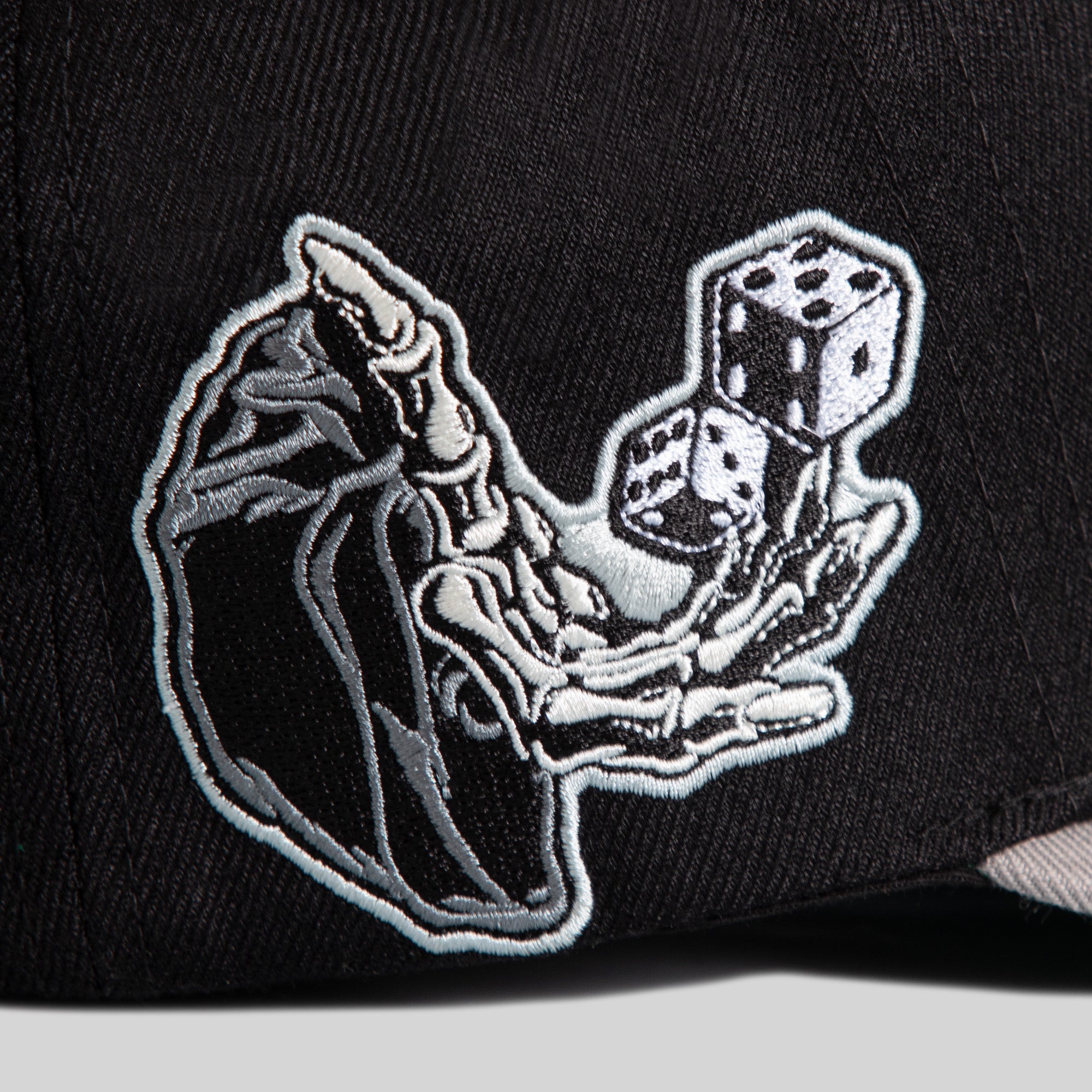 ROLL 'EM & SMOKE 'EM BLACK CEMENT WOOL TRUCKER