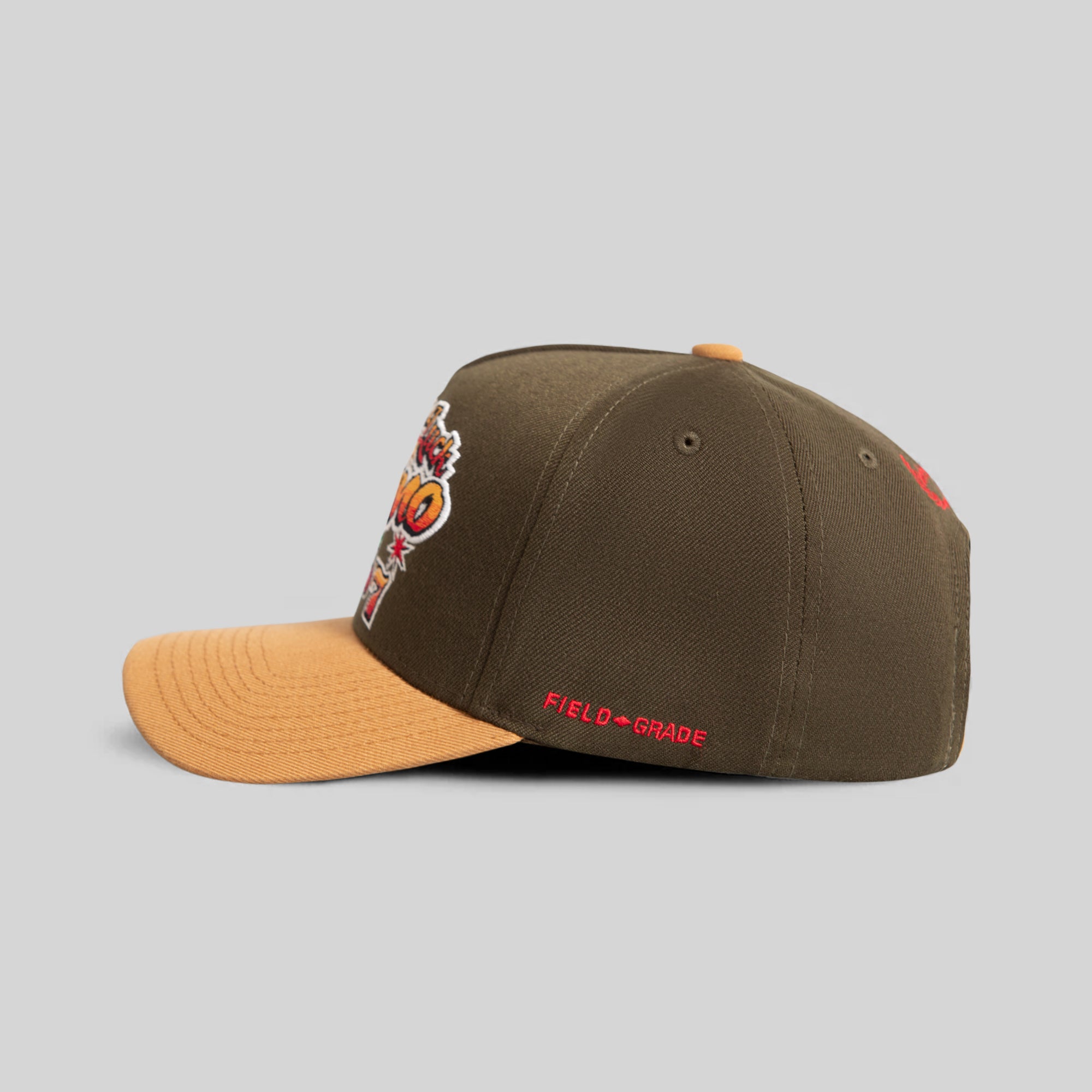 BAD LUCK CASINO OLIVE WHEAT WOOL TRUCKER