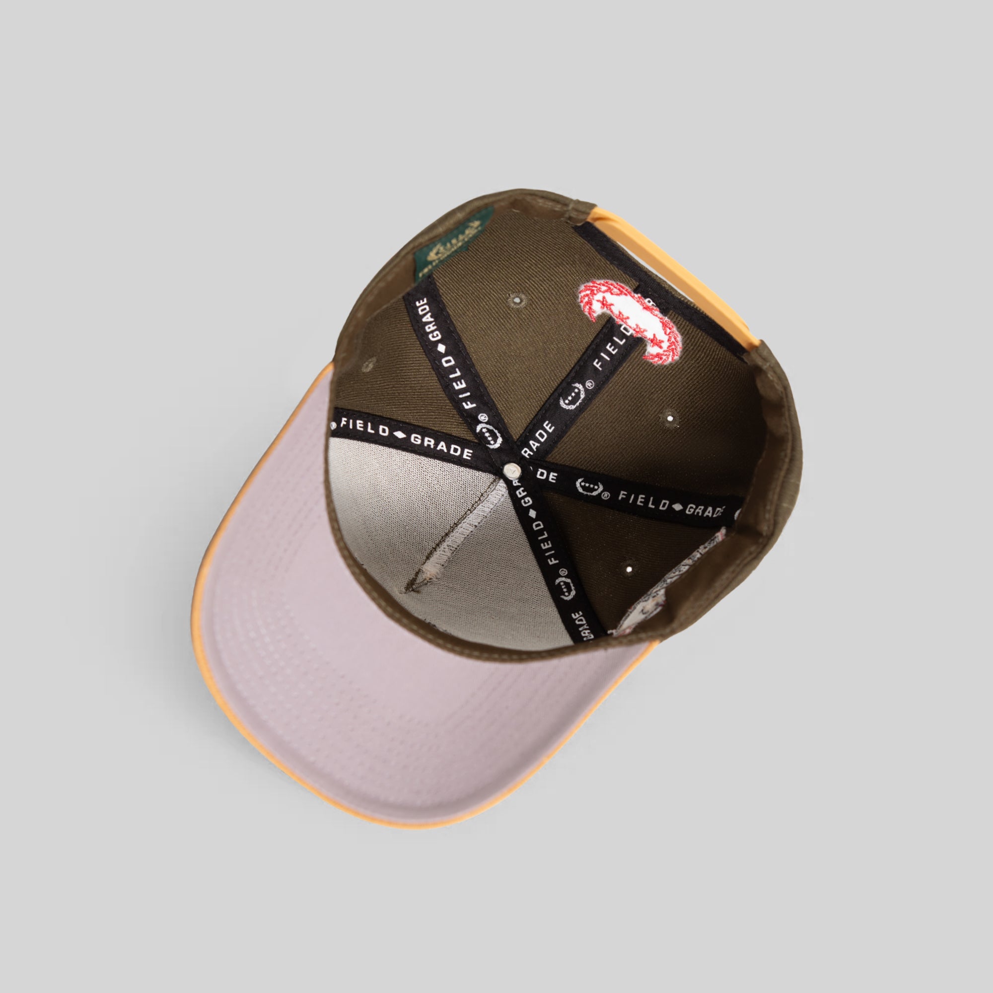 BAD LUCK CASINO OLIVE WHEAT WOOL TRUCKER