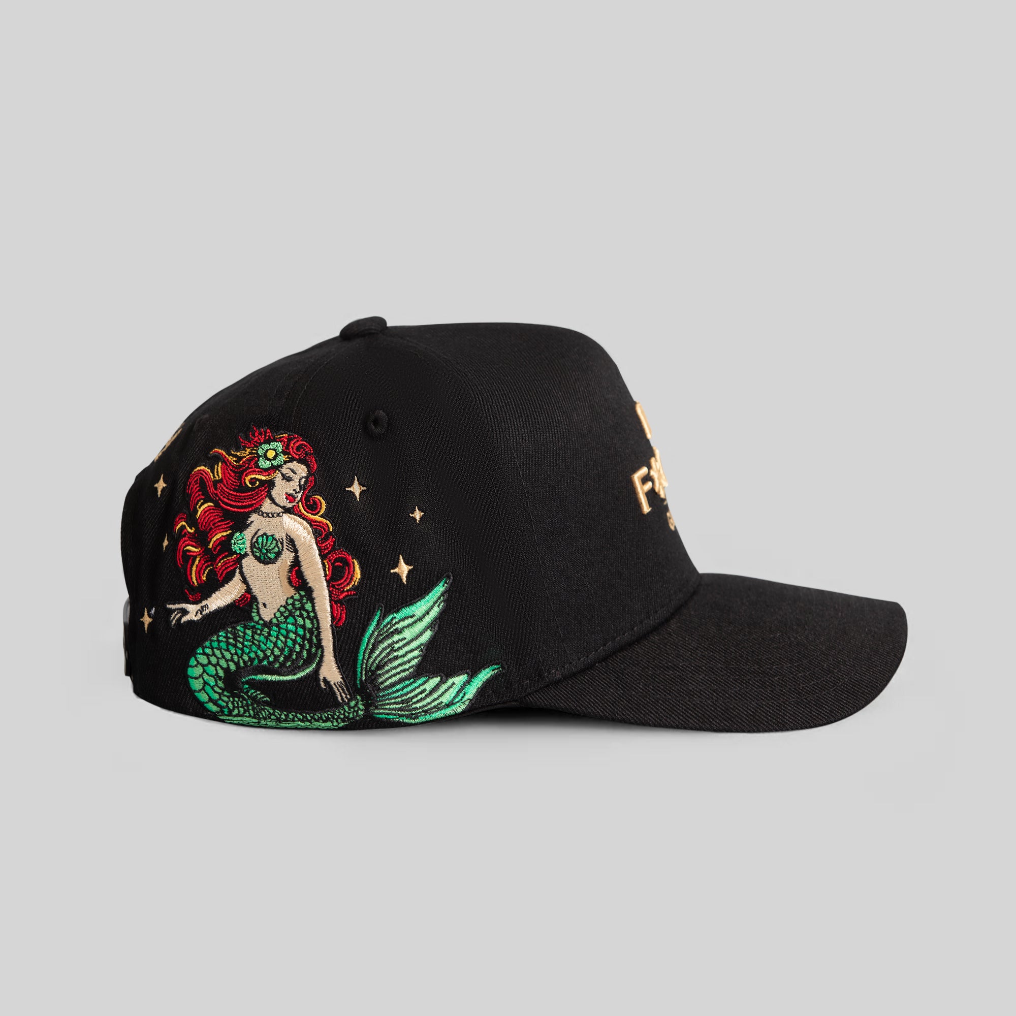 NO F*CKS GIVEN SAILOR BLACK WOOL TRUCKER