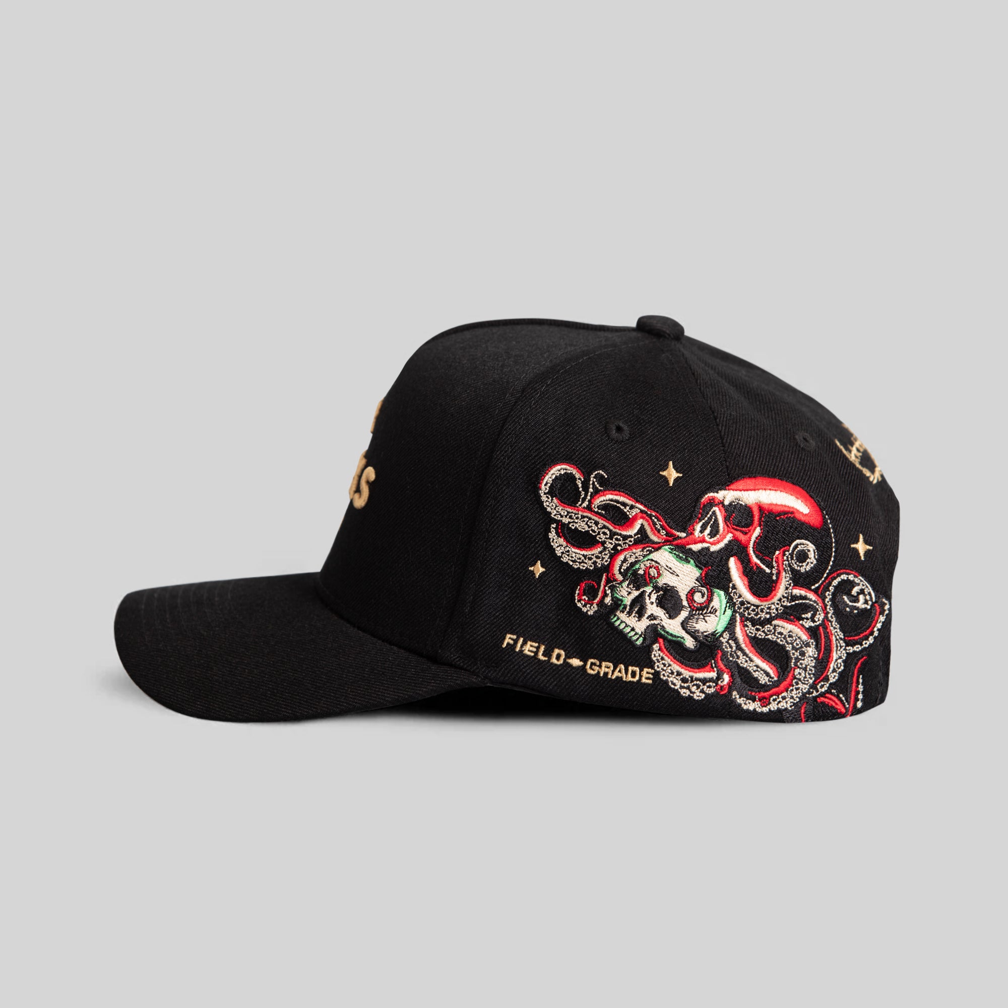NO F*CKS GIVEN SAILOR BLACK WOOL TRUCKER