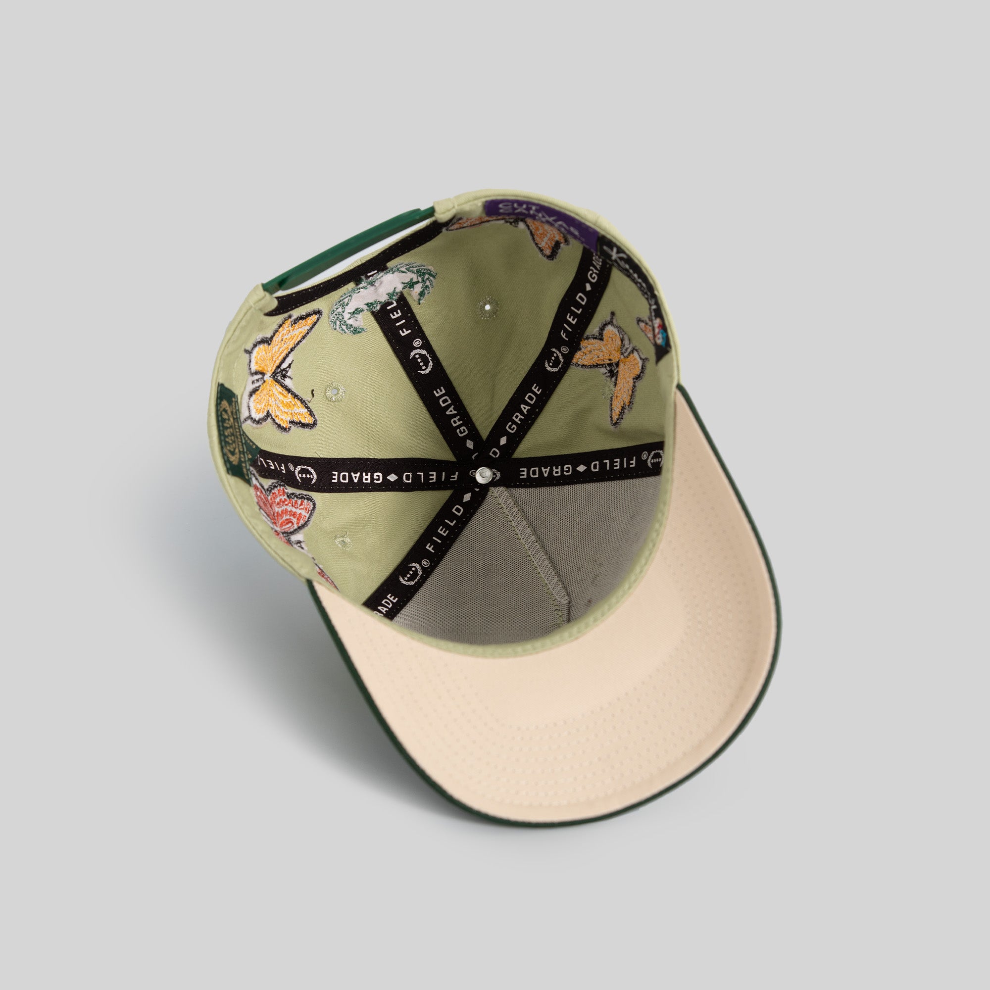 FIELD GRADE X KURVE STUDIO NY IS HEALING BUTTERFLIGHT WOOL TRUCKER