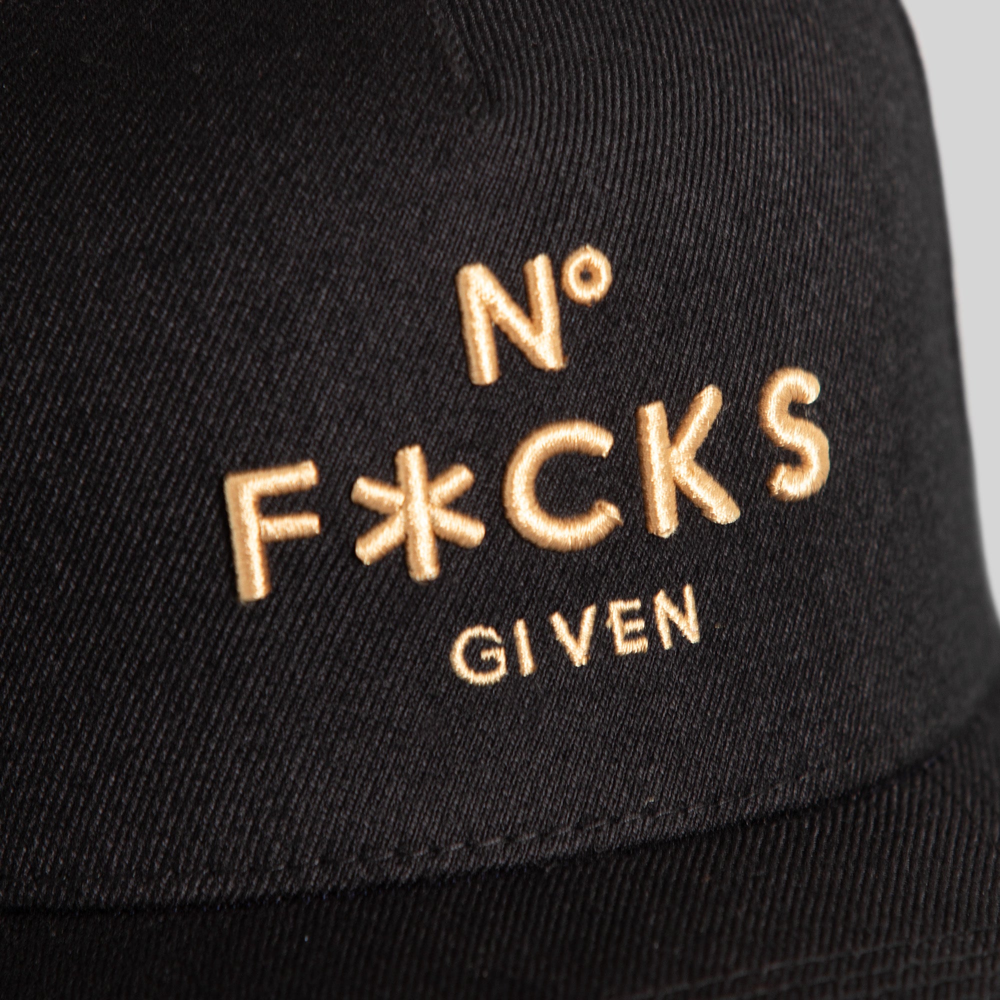 NO F*CKS GIVEN SAILOR BLACK WOOL TRUCKER
