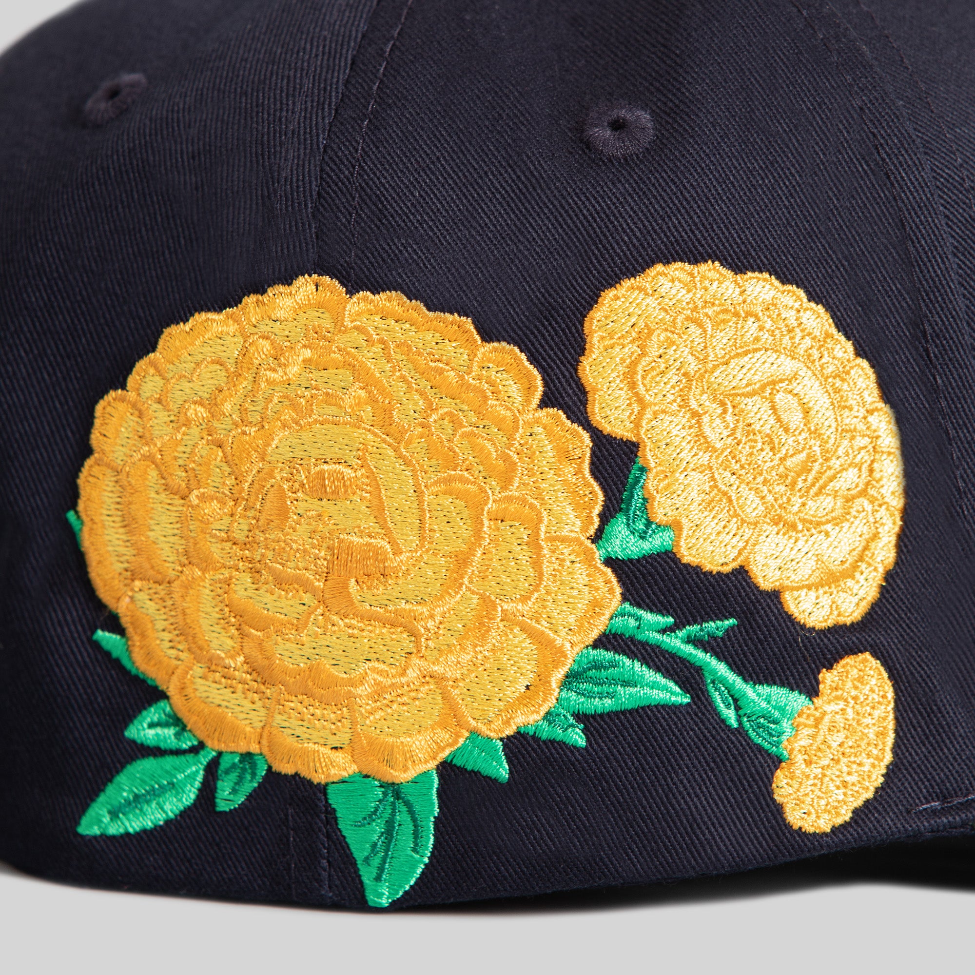 DON'T ASK ME MARIGOLD DEEP NAVY FG GREEN TWILL TRUCKER