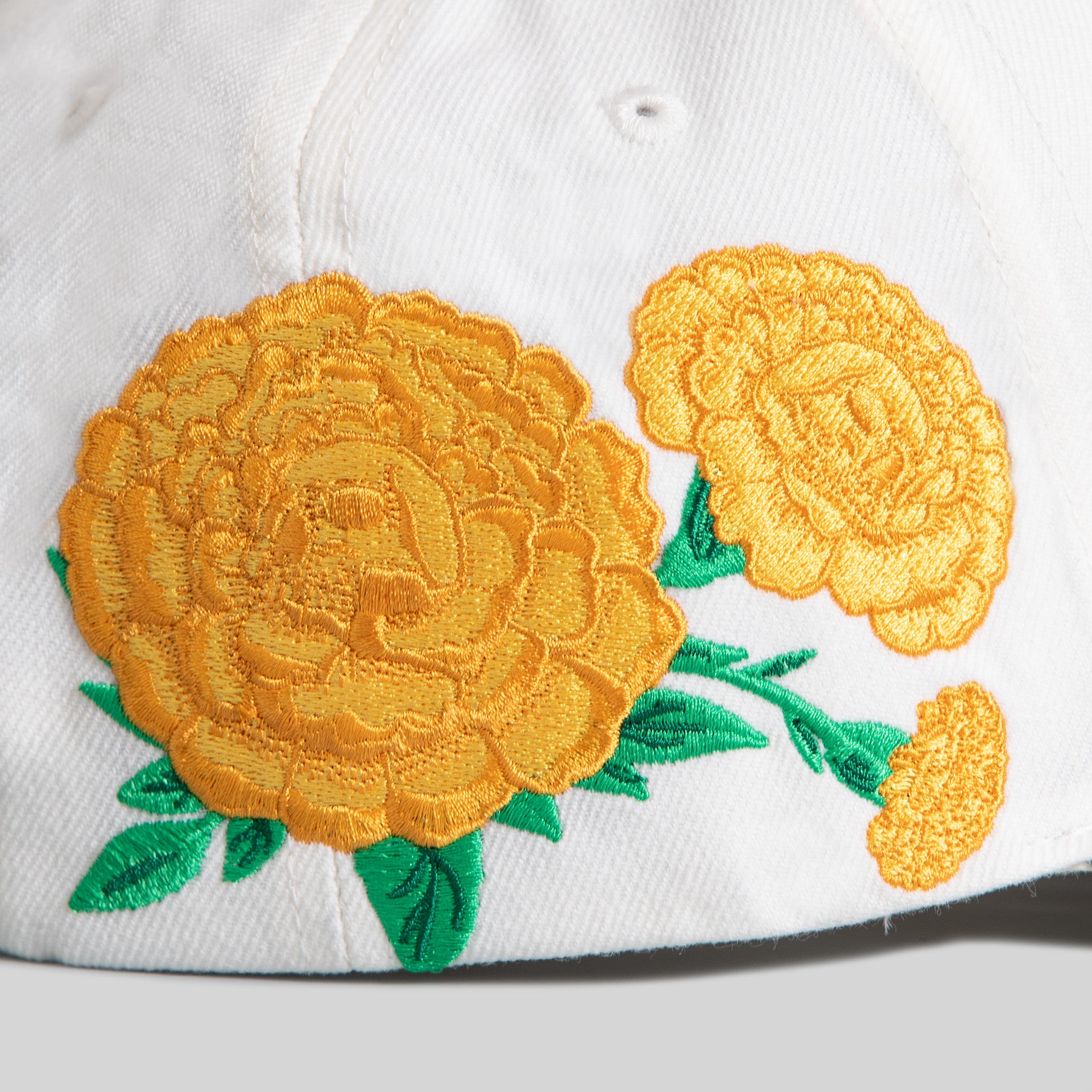 NO F*CKS GIVEN MARIGOLD OFF WHITE BLACK WOOL TRUCKER