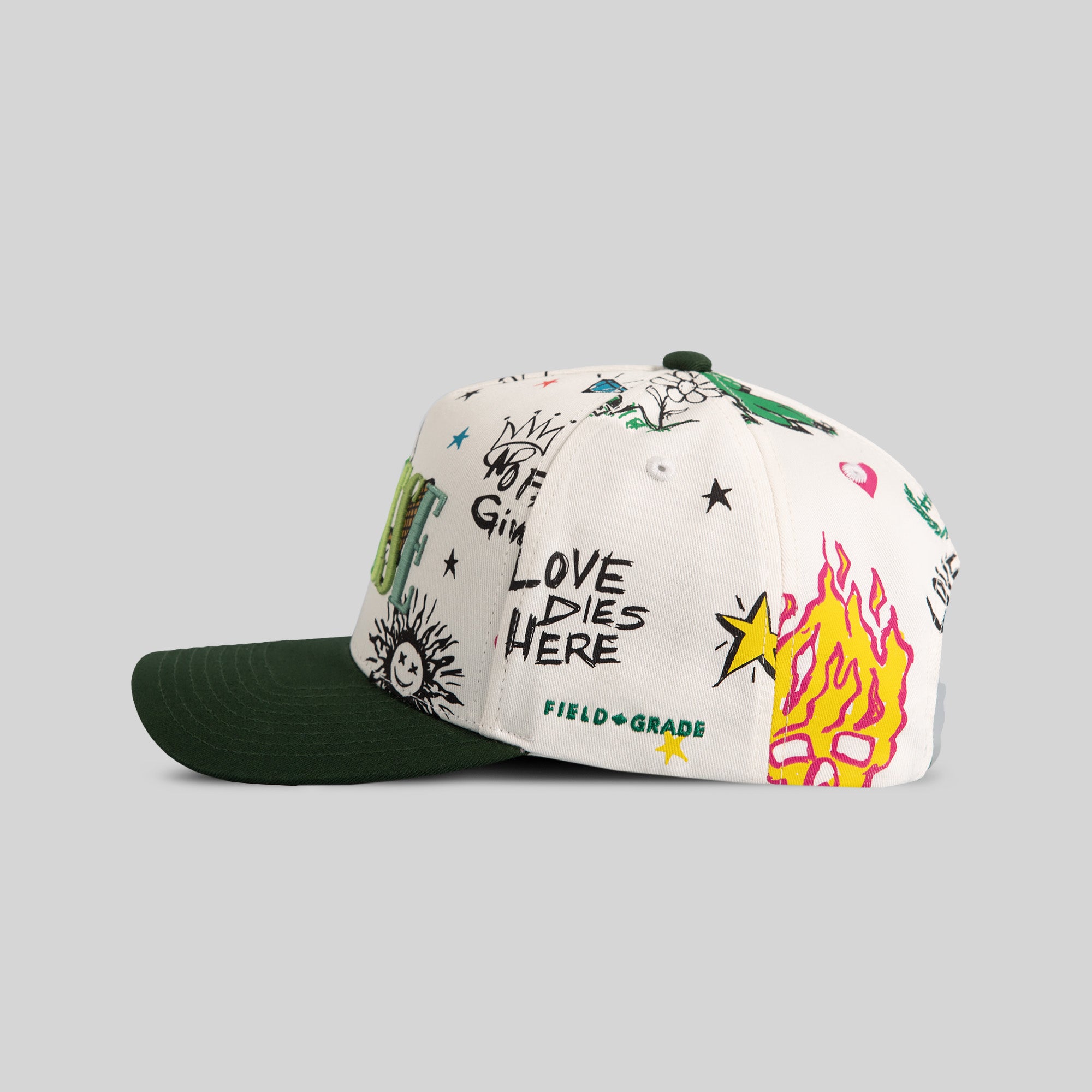 FINESSE DOODLE TWILL TRUCKER