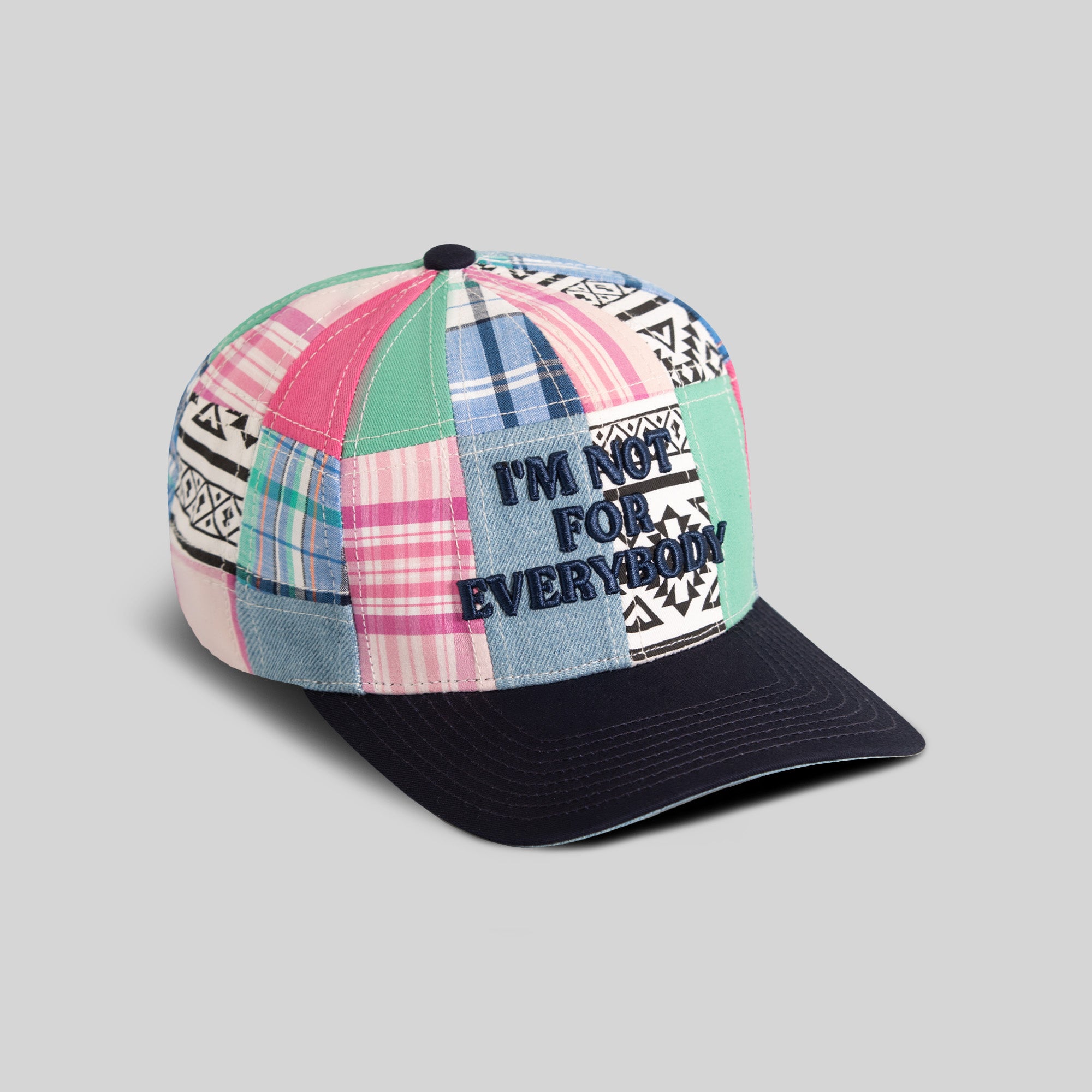 IM NOT FOR EVERYBODY SUMMER PATCHWORK TWILL TRUCKER
