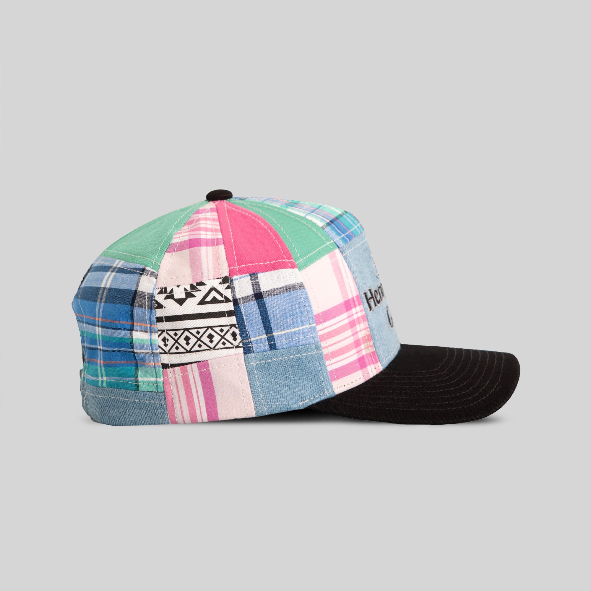 HENNYTHING GOES SUMMER PATCHWORK TWILL TRUCKER