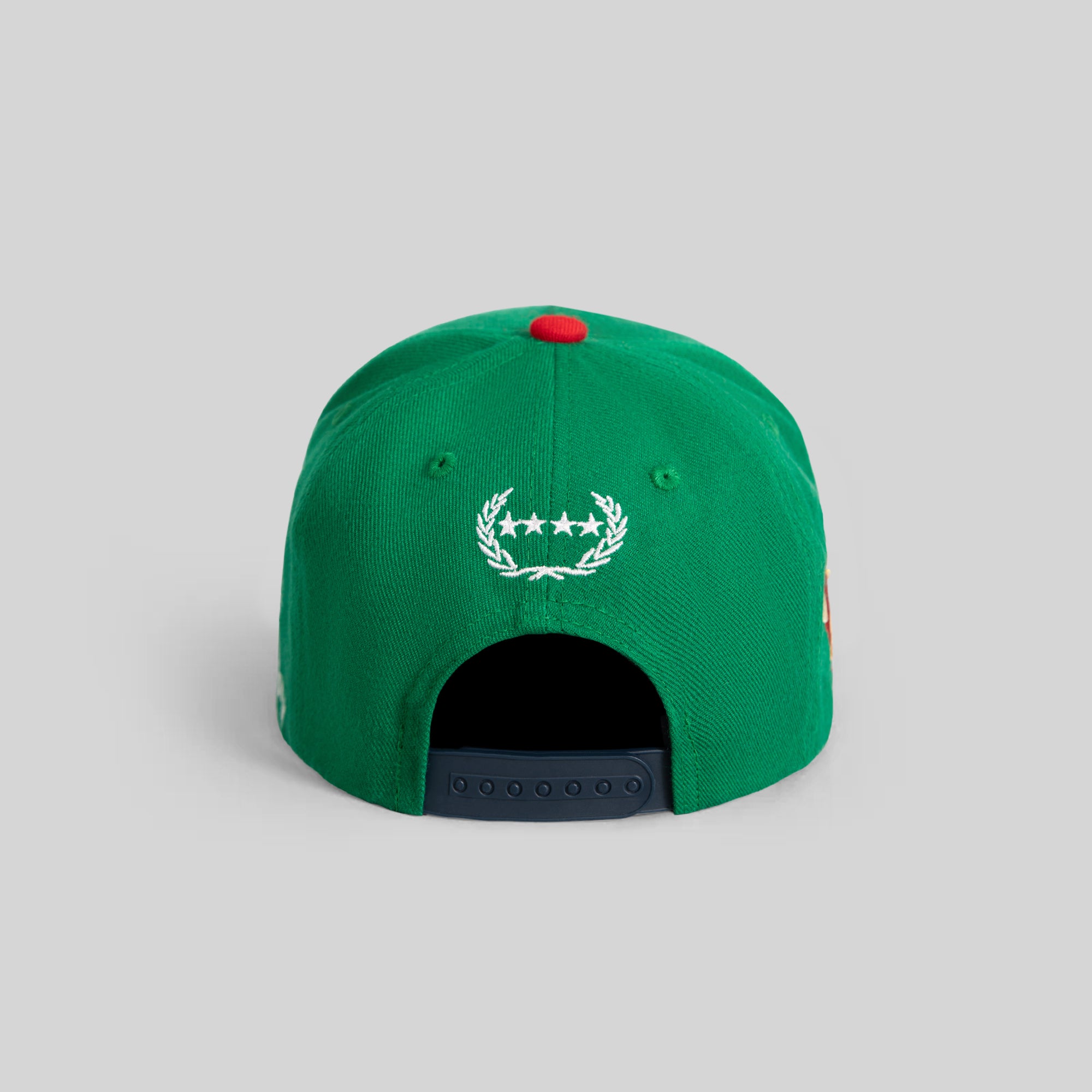 FIELD GRADE X KURVE STUDIO NY IS HEALING KELLY GREEN NAVY TRUCKER