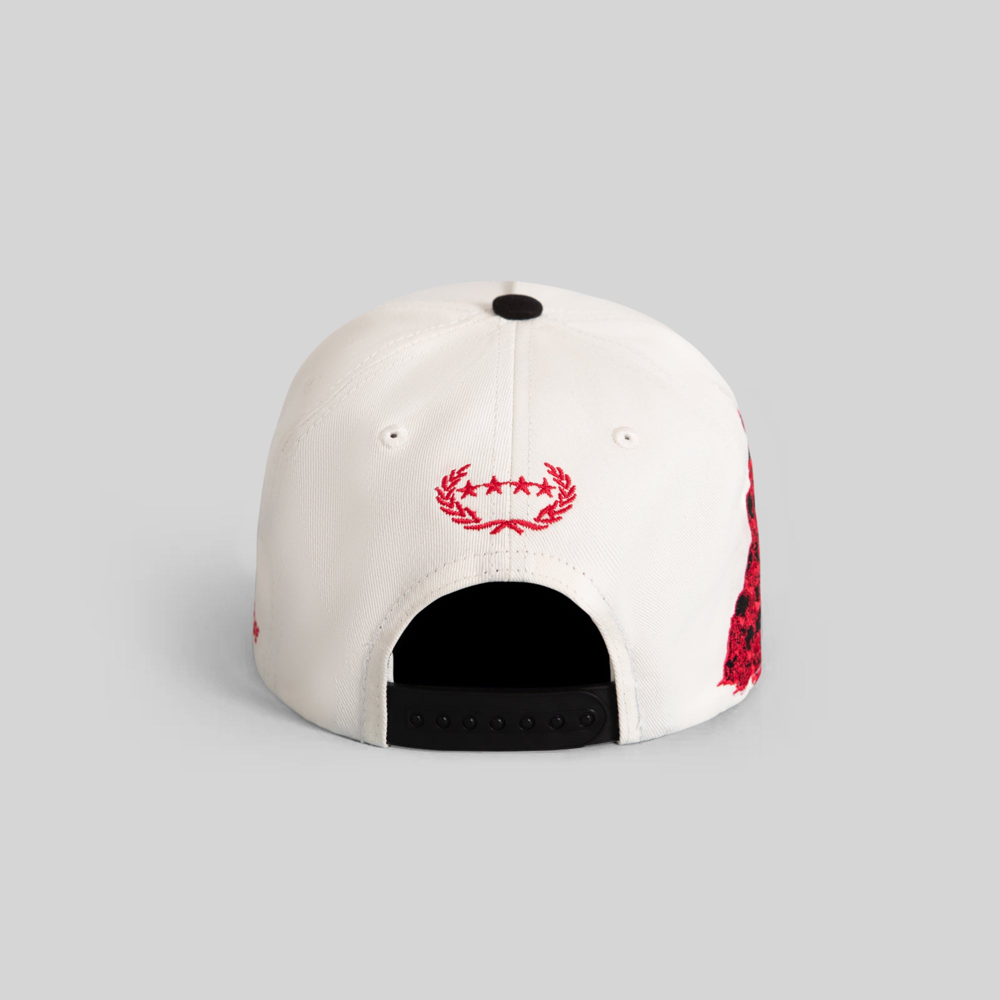 PRAY FOR ME OFF WHITE BLACK TWILL TRUCKER