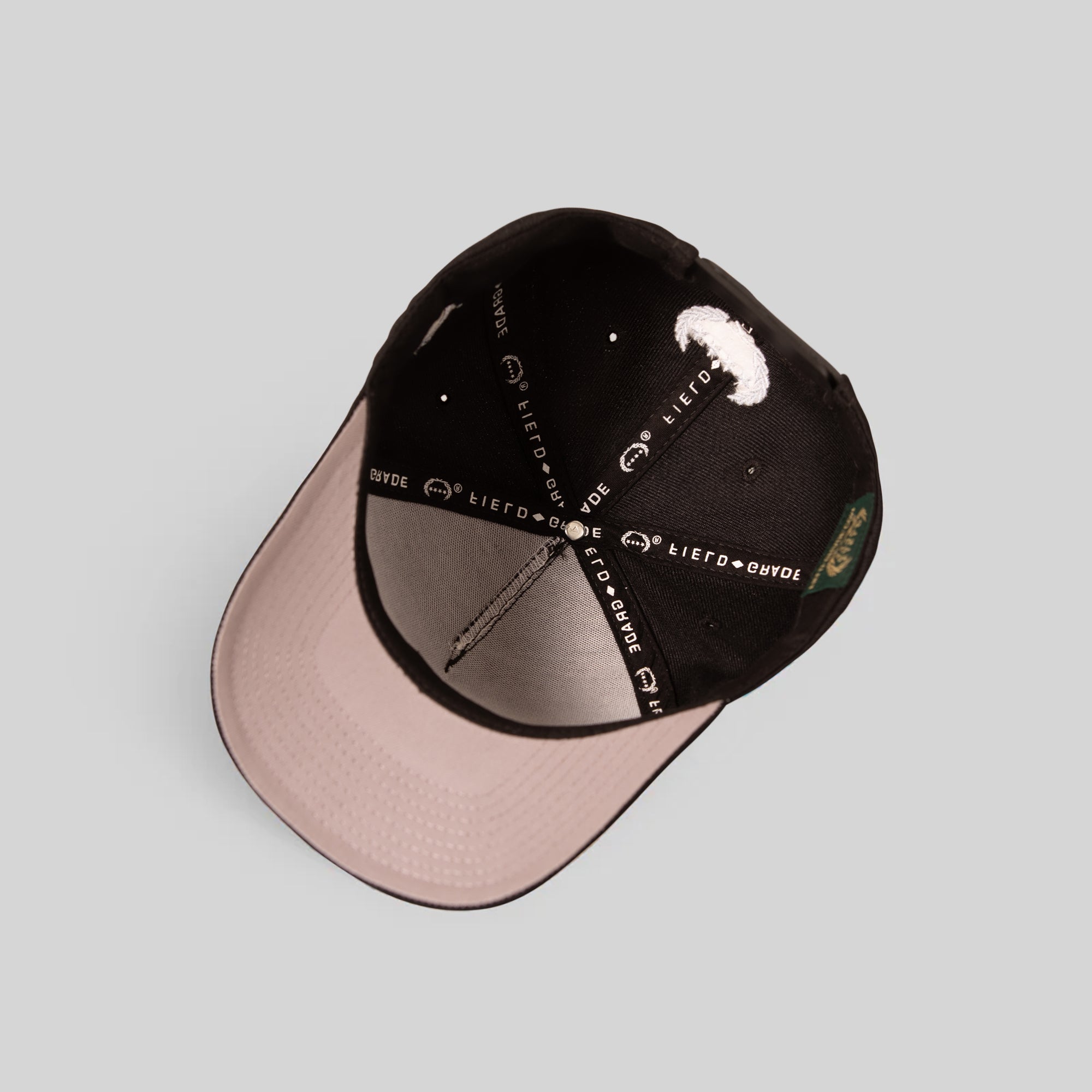MODEST BLACK WOOL TRUCKER