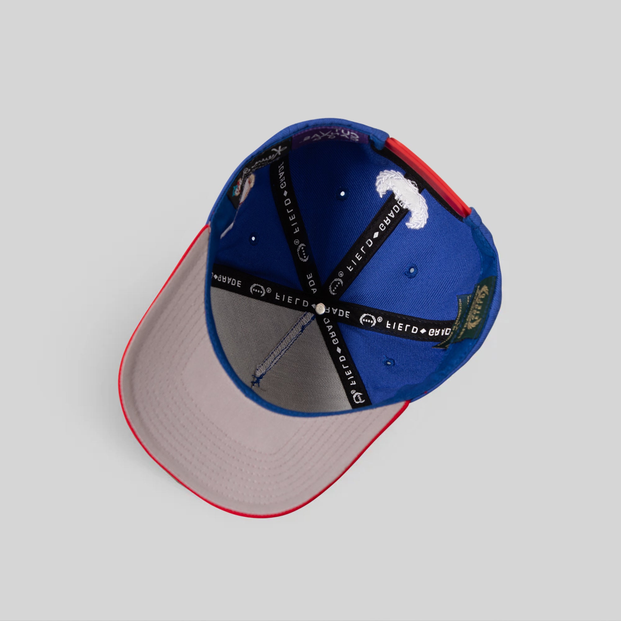 FIELD GRADE X KURVE STUDIO NY IS HEALING GAME ROYAL VARSITY RED TRUCKER