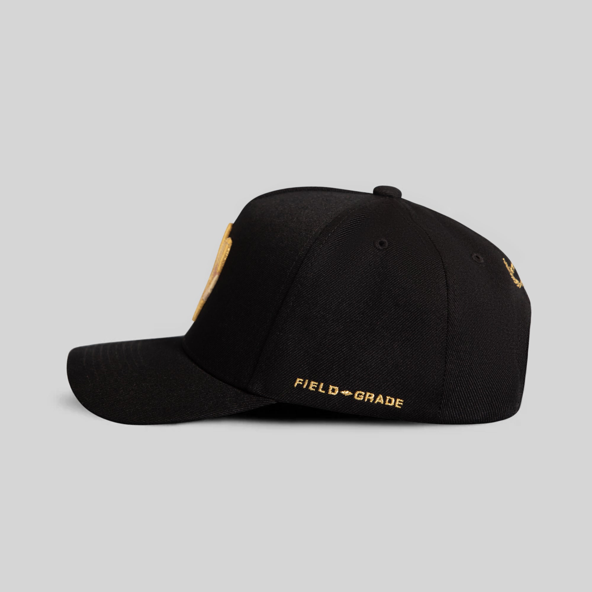 KURVE KING X FIELD GRADE NY IS HEALING BLACK WOOL TRUCKER