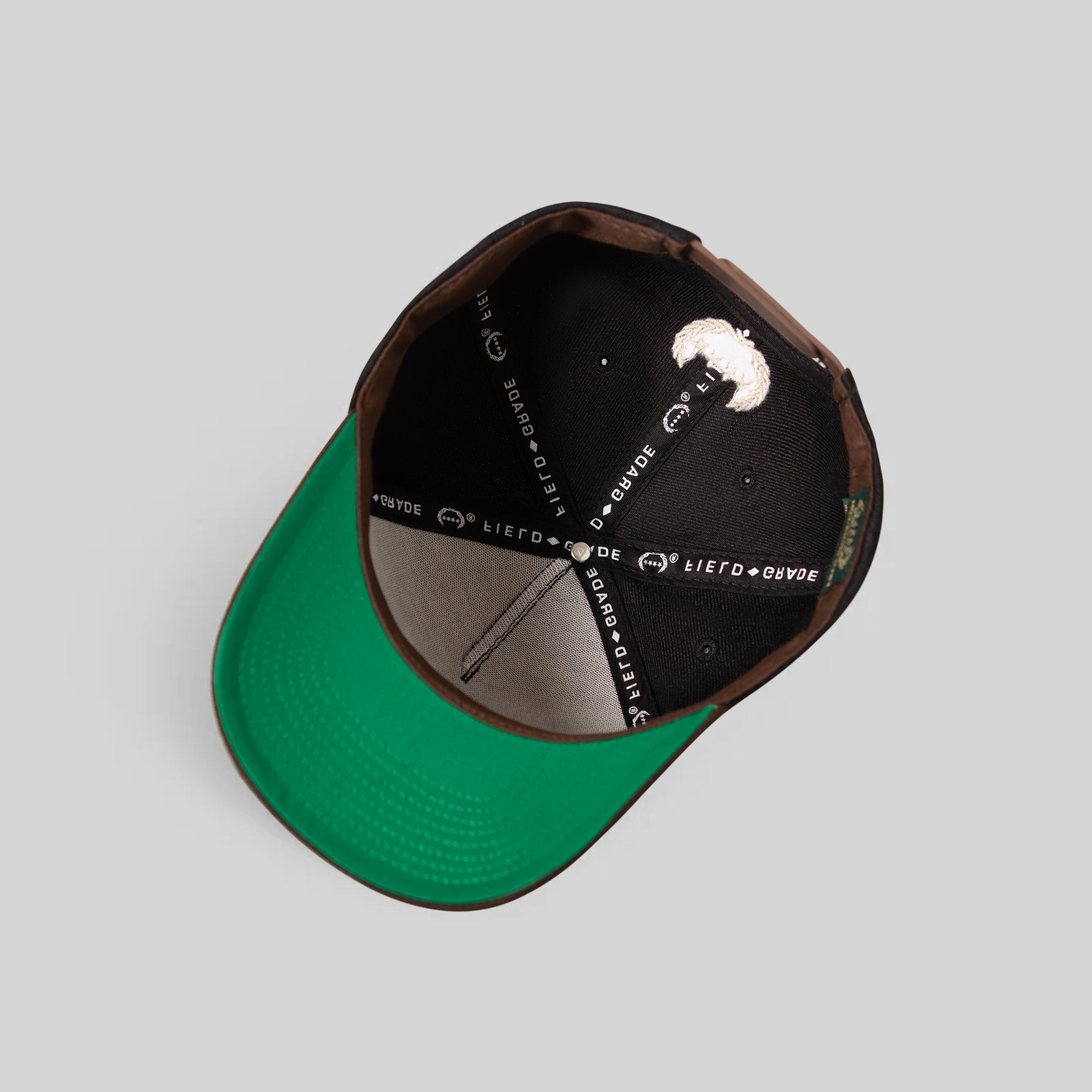 MODEST BLACK MOCHA WOOL TRUCKER