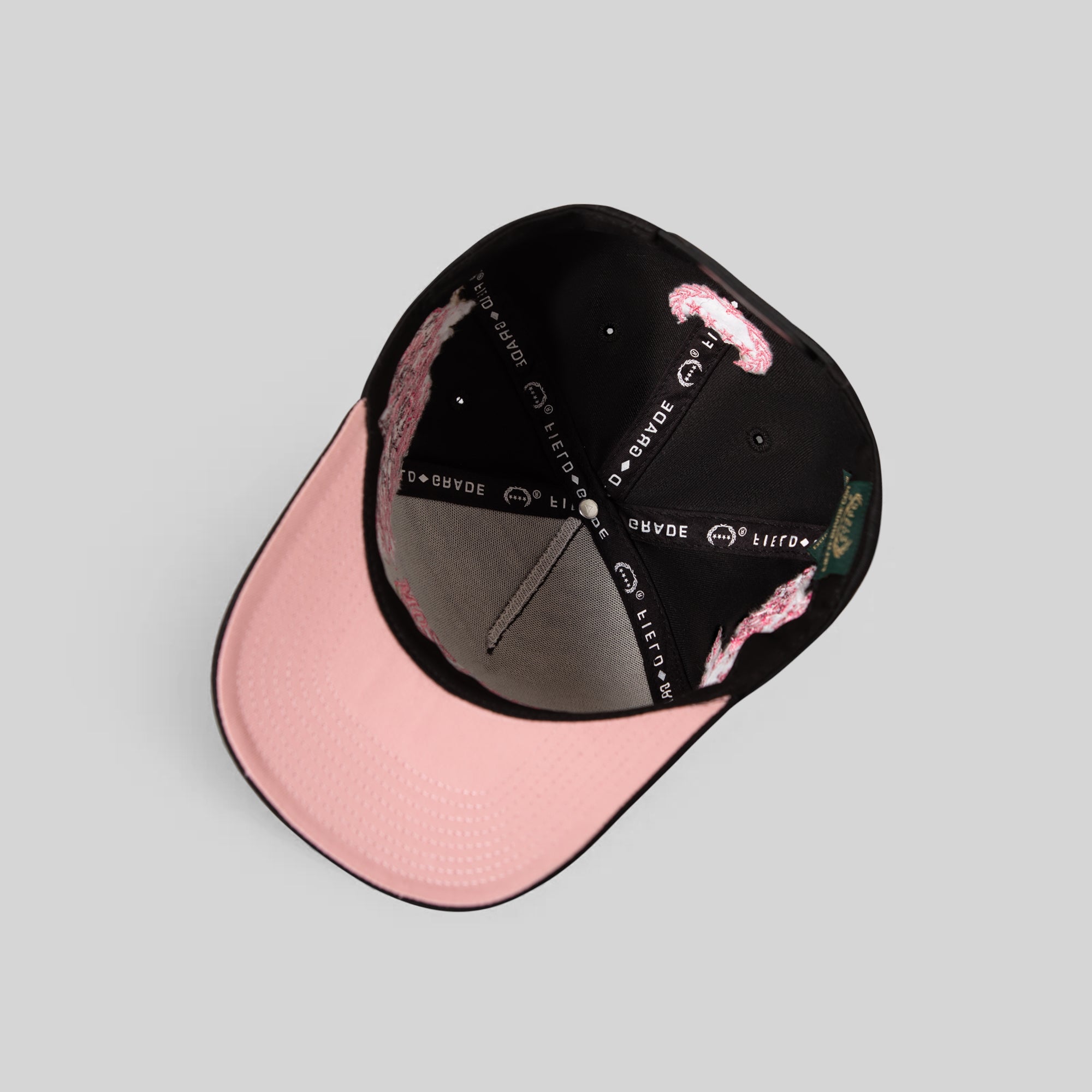 MOST LIKELY CHERRY BLOSSOM BLACK TWILL TRUCKER
