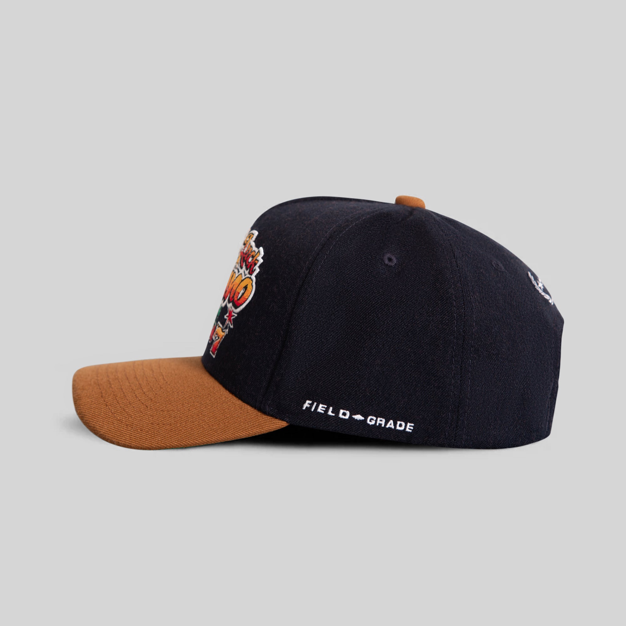 BAD LUCK CASINO DEEP NAVY SESAME WOOL TRUCKER