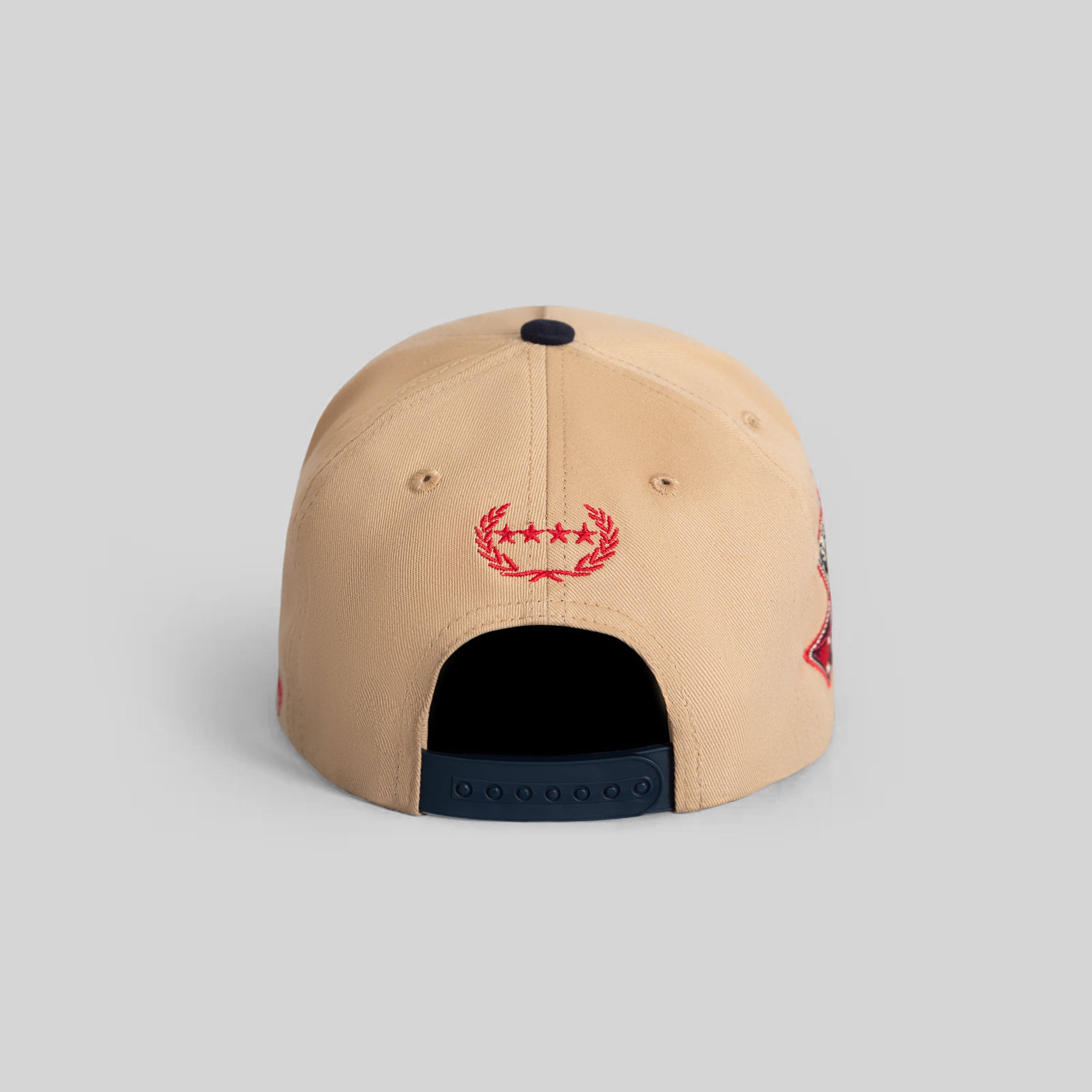 BAD LUCK CASINO TAUPE DEEP NAVY TWILL TRUCKER