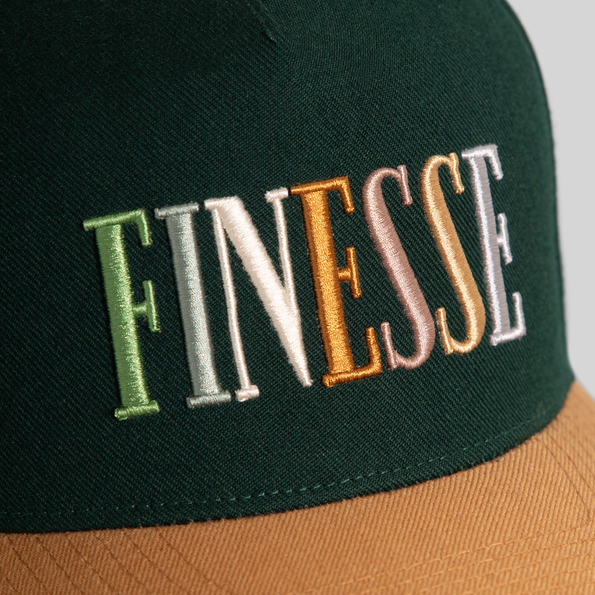 FINESSE FG GREEN WHEAT WOOL TRUCKER