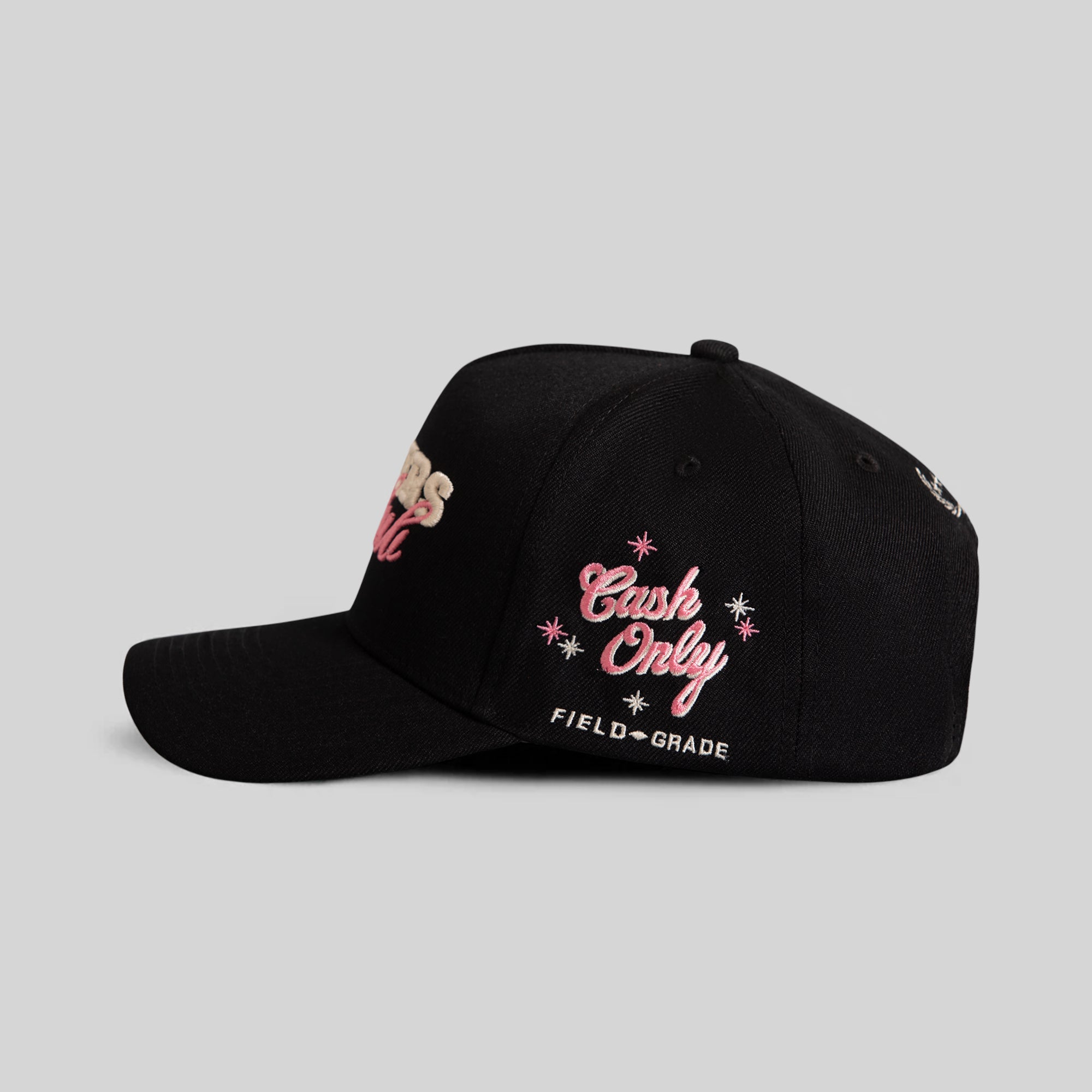 PLAYERS CLUB BLACK WOOL TRUCKER