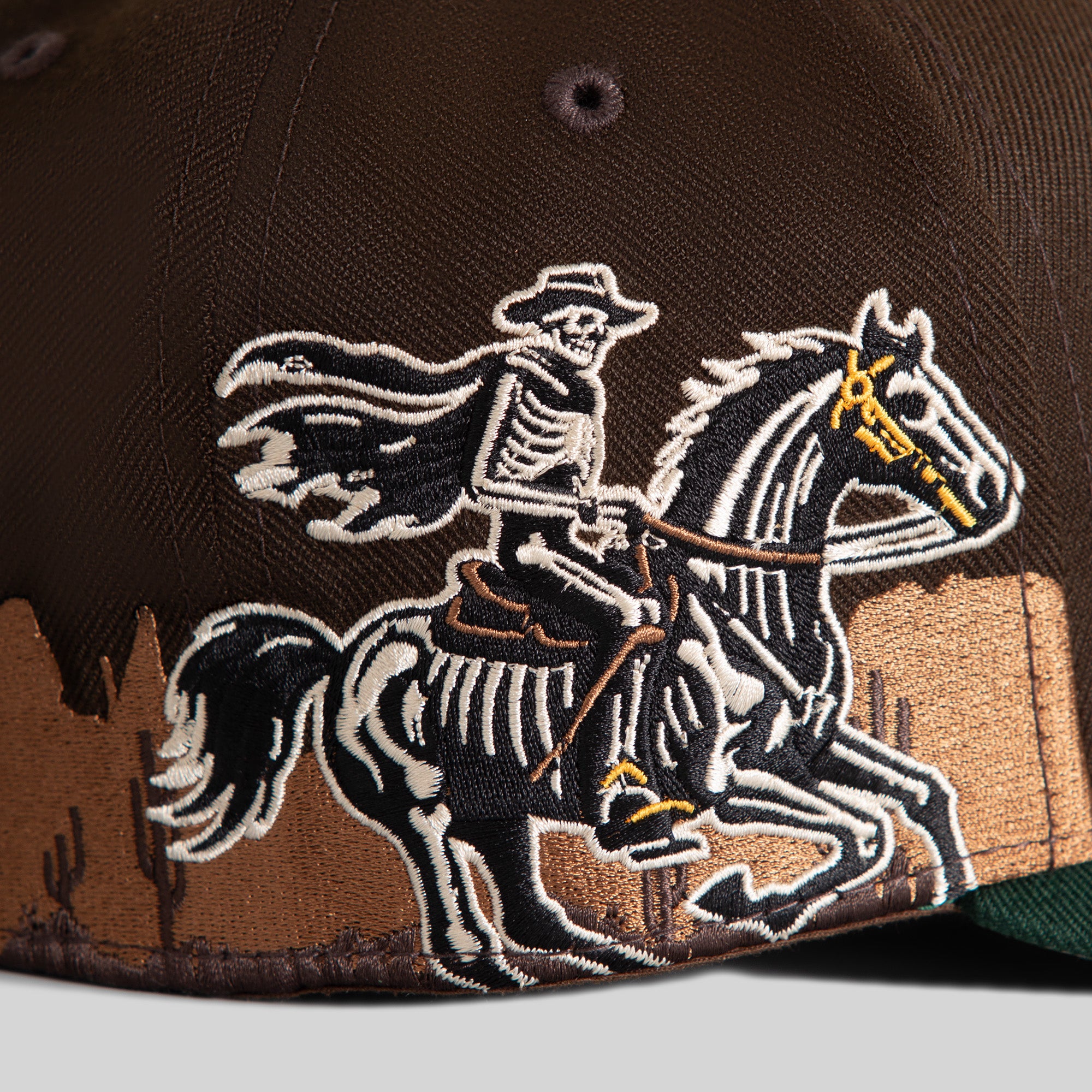 ROAD TO NOWHERE MOCHA FG GREEN WOOL TRUCKER