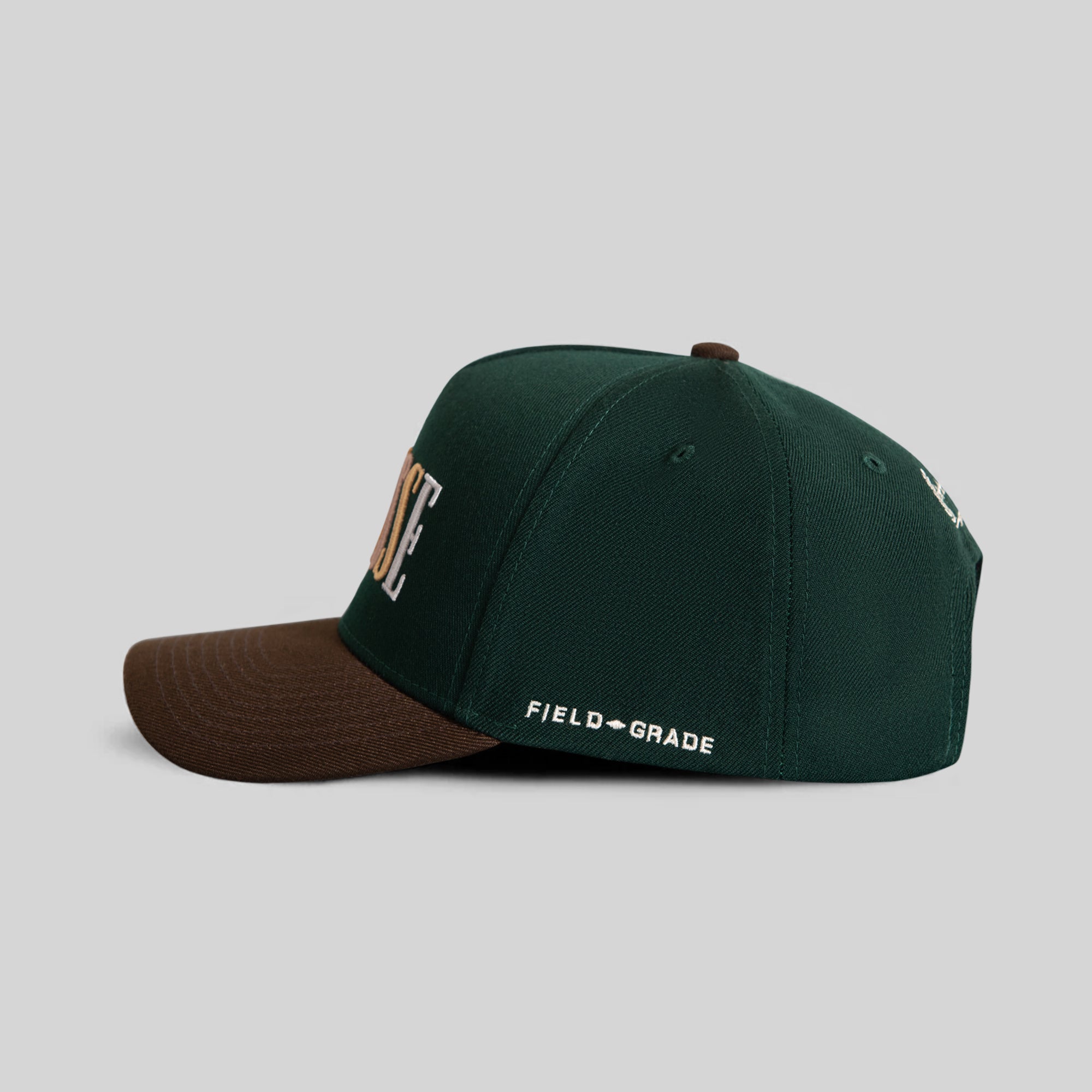 FINESSE FG GREEN MOCHA WOOL TRUCKER