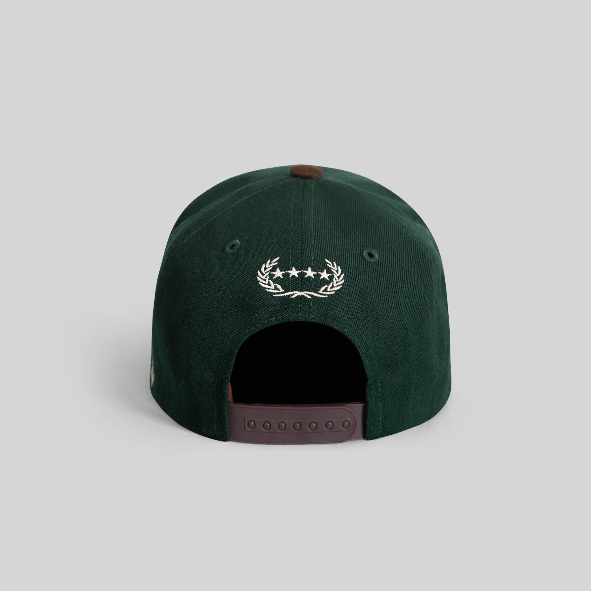 FINESSE FG GREEN MOCHA WOOL TRUCKER