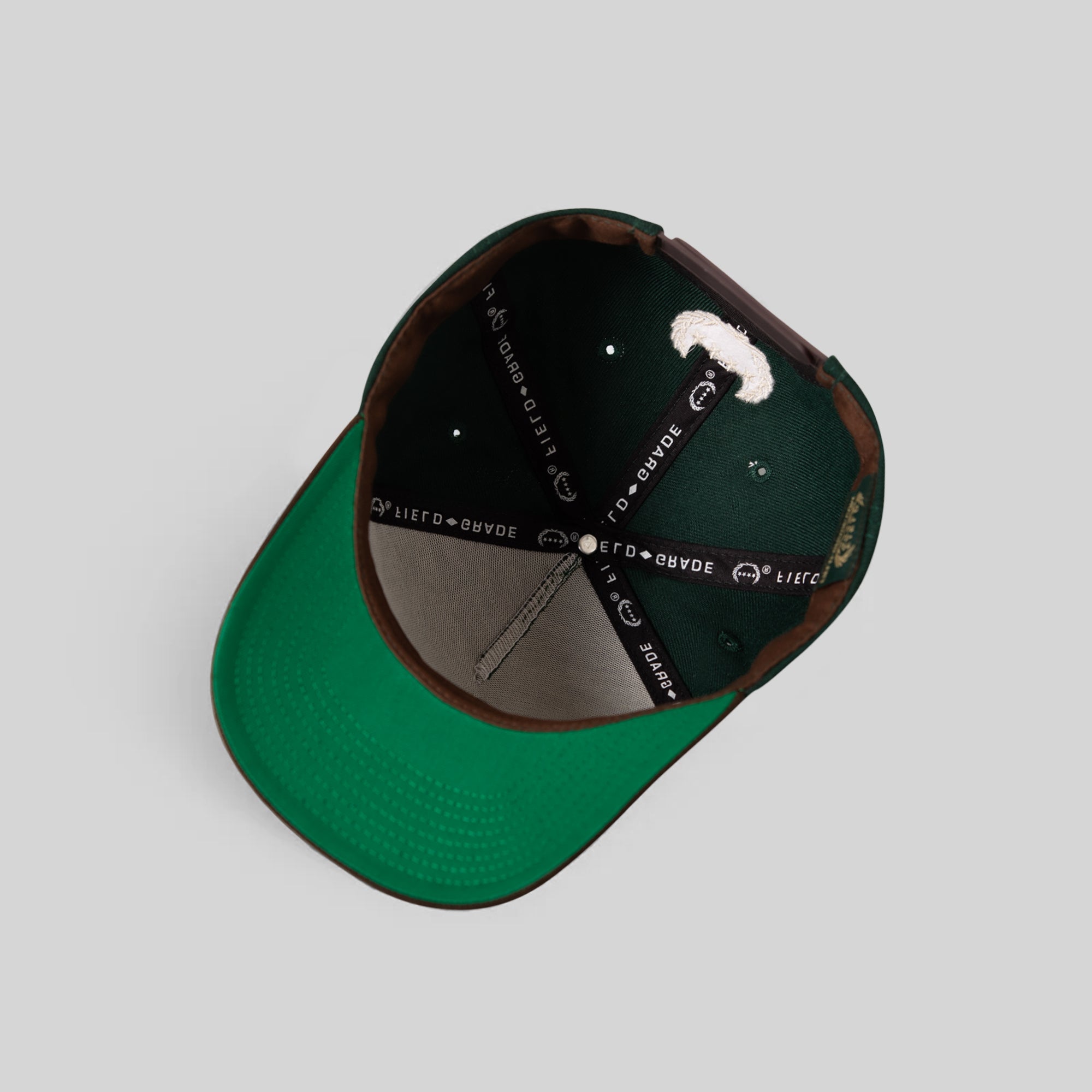 FINESSE FG GREEN MOCHA WOOL TRUCKER