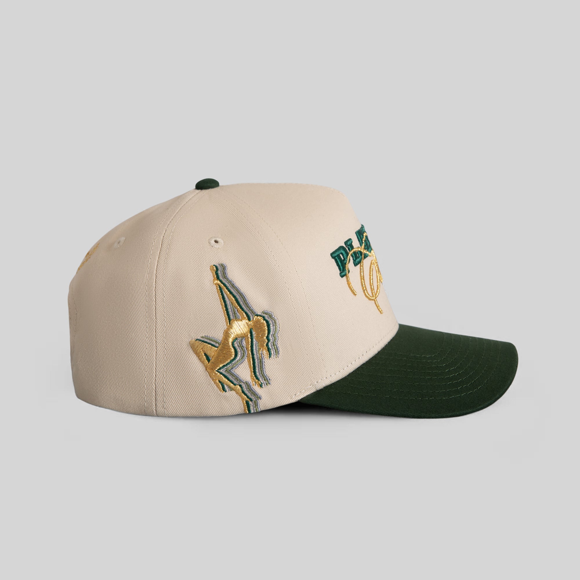 PLAYERS CLUB SAND FG GREEN TWILL TRUCKER