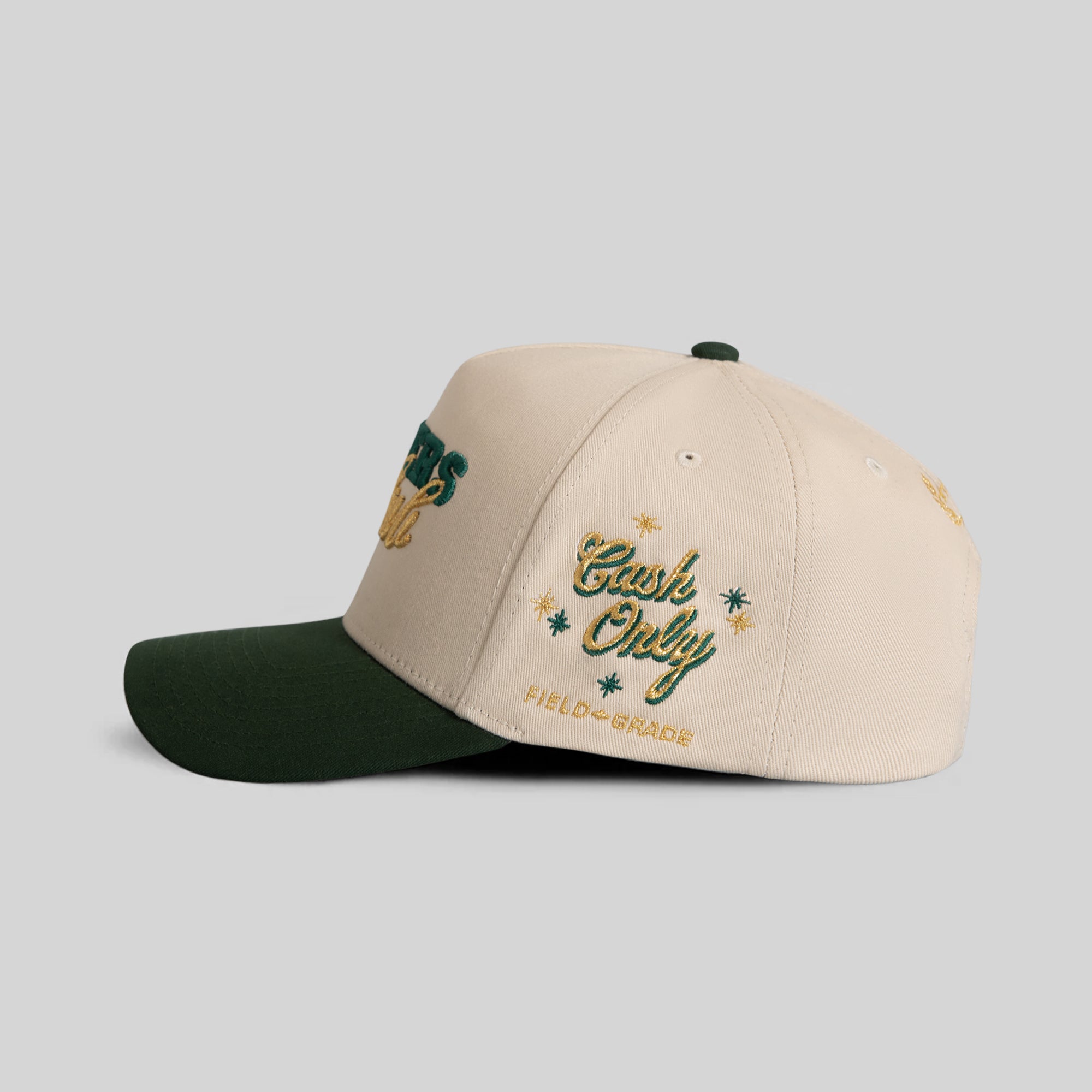 PLAYERS CLUB SAND FG GREEN TWILL TRUCKER