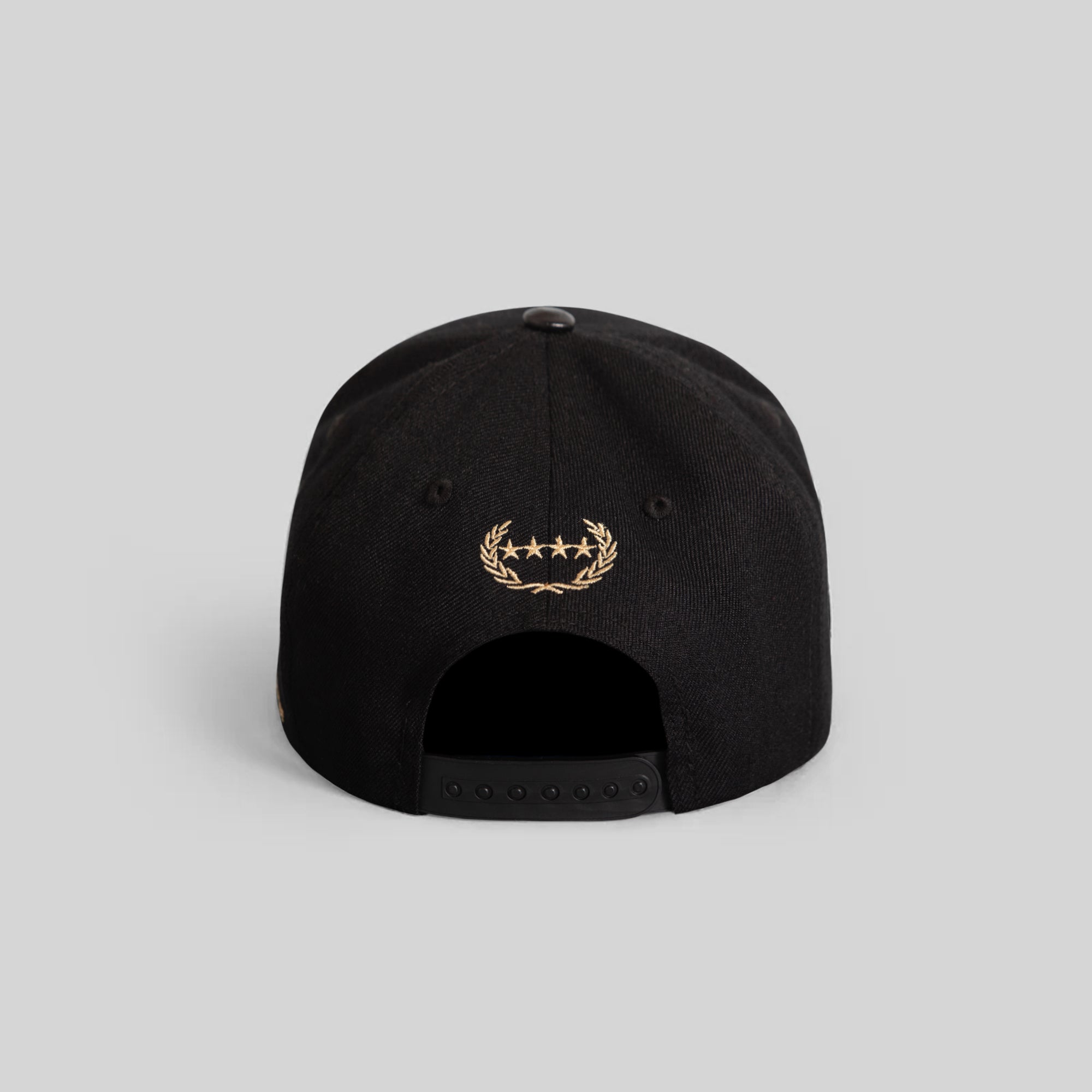 NO F*CKS GIVEN BLACK WOOL LEATHER TRUCKER