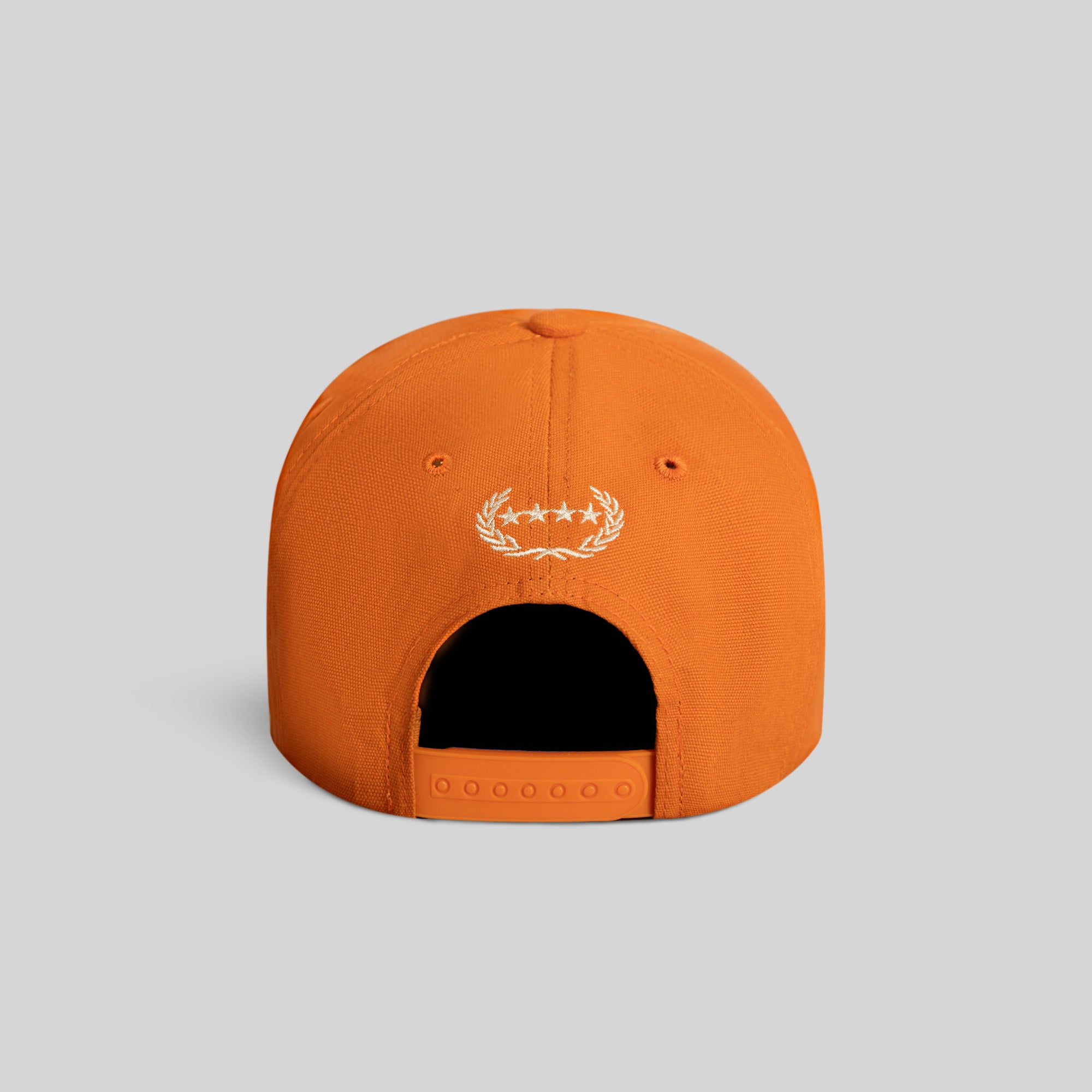 RESPECTFULLY BURNT ORANGE DUCK CANVAS TRUCKER