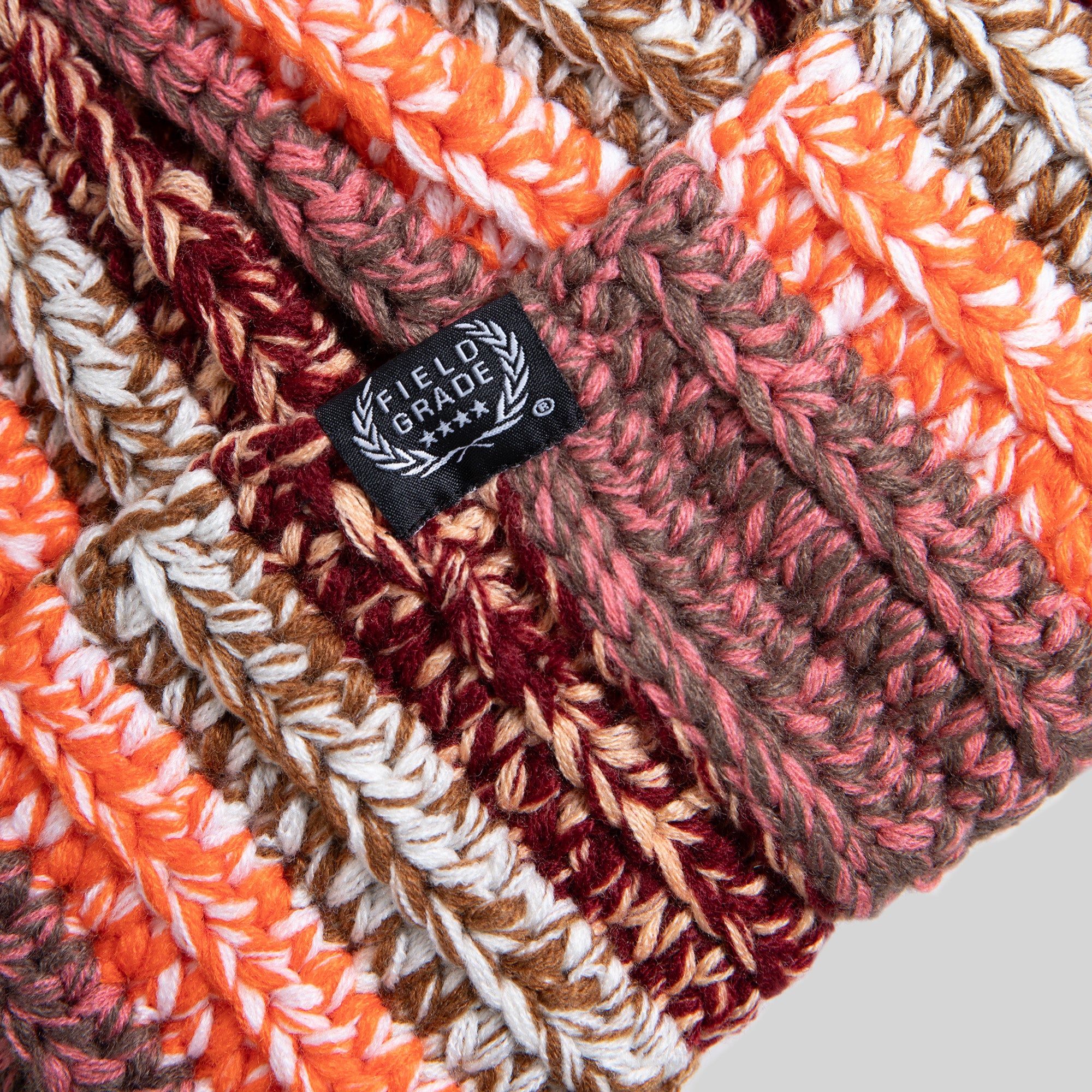 FIELD GRADE CROCHET WATCH CAP MULTI-COLOR