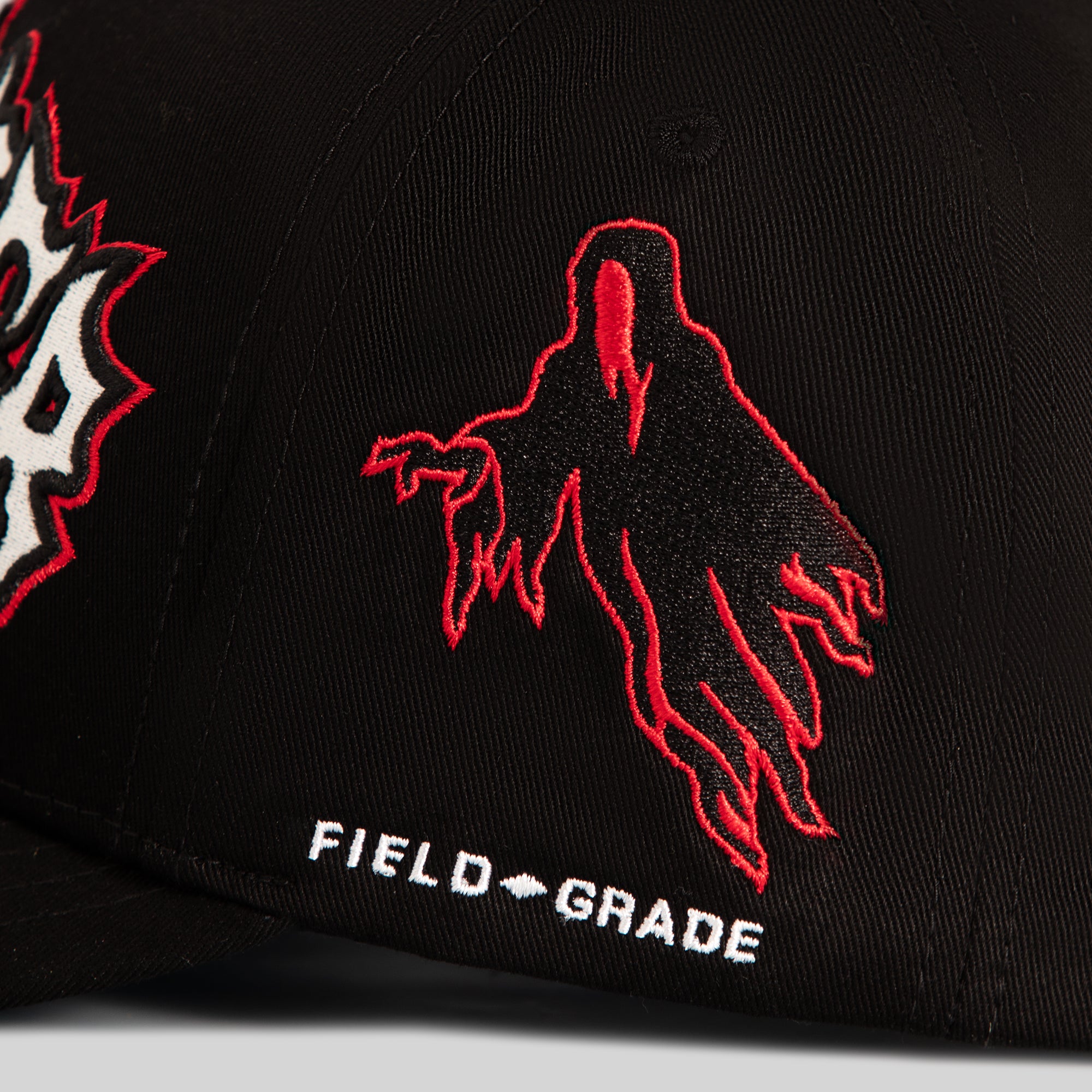 SINISTER BLACK TWILL TRUCKER