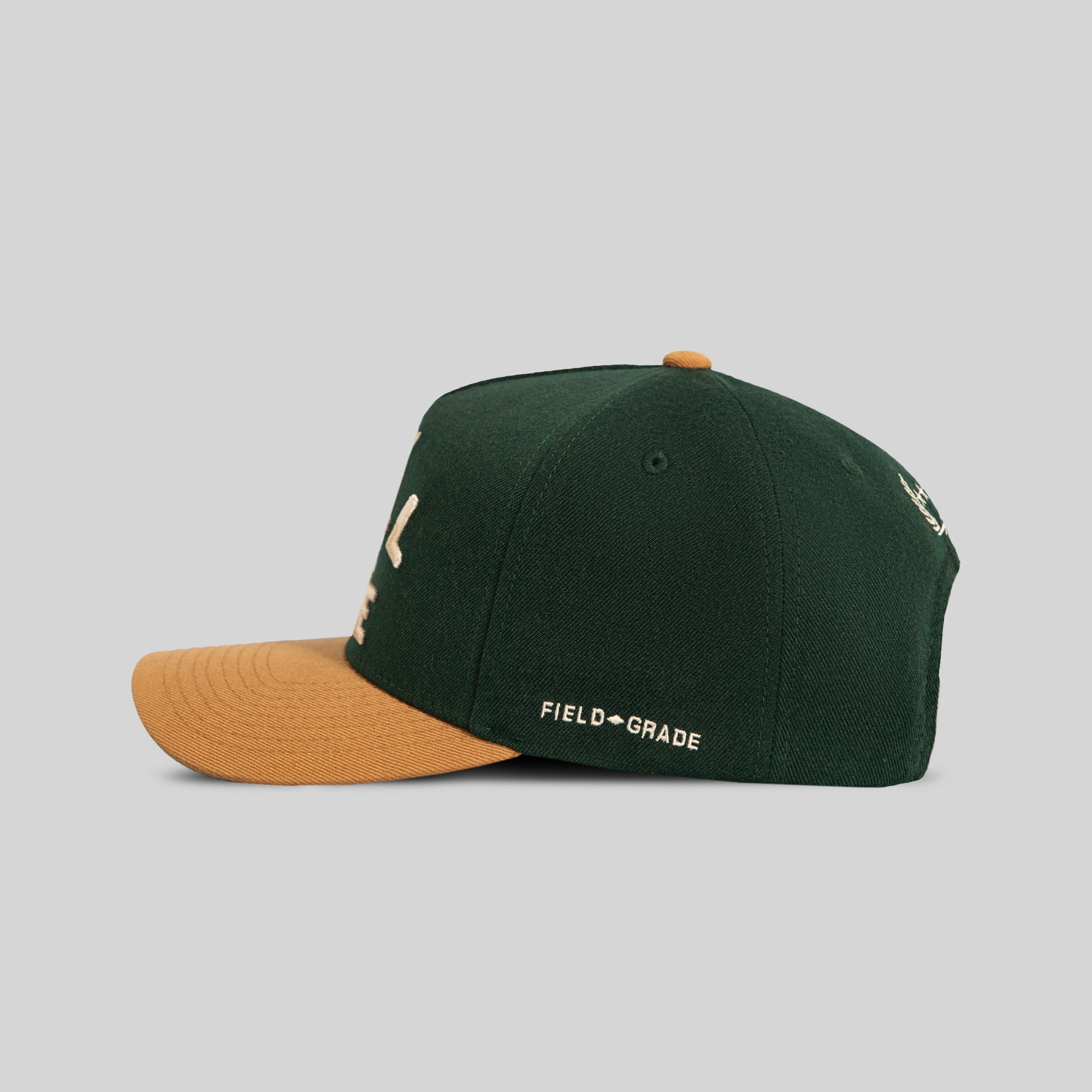 FROM HELL WITH LOVE EMERALD WHEAT WOOL TRUCKER