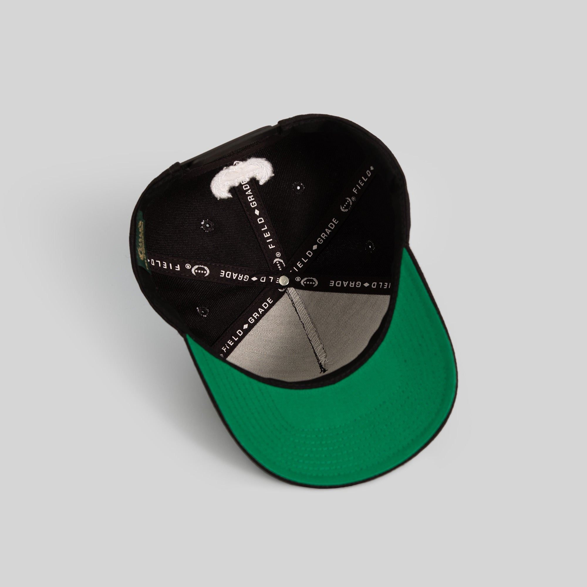 NEW MONEY BLACK WOOL TRUCKER