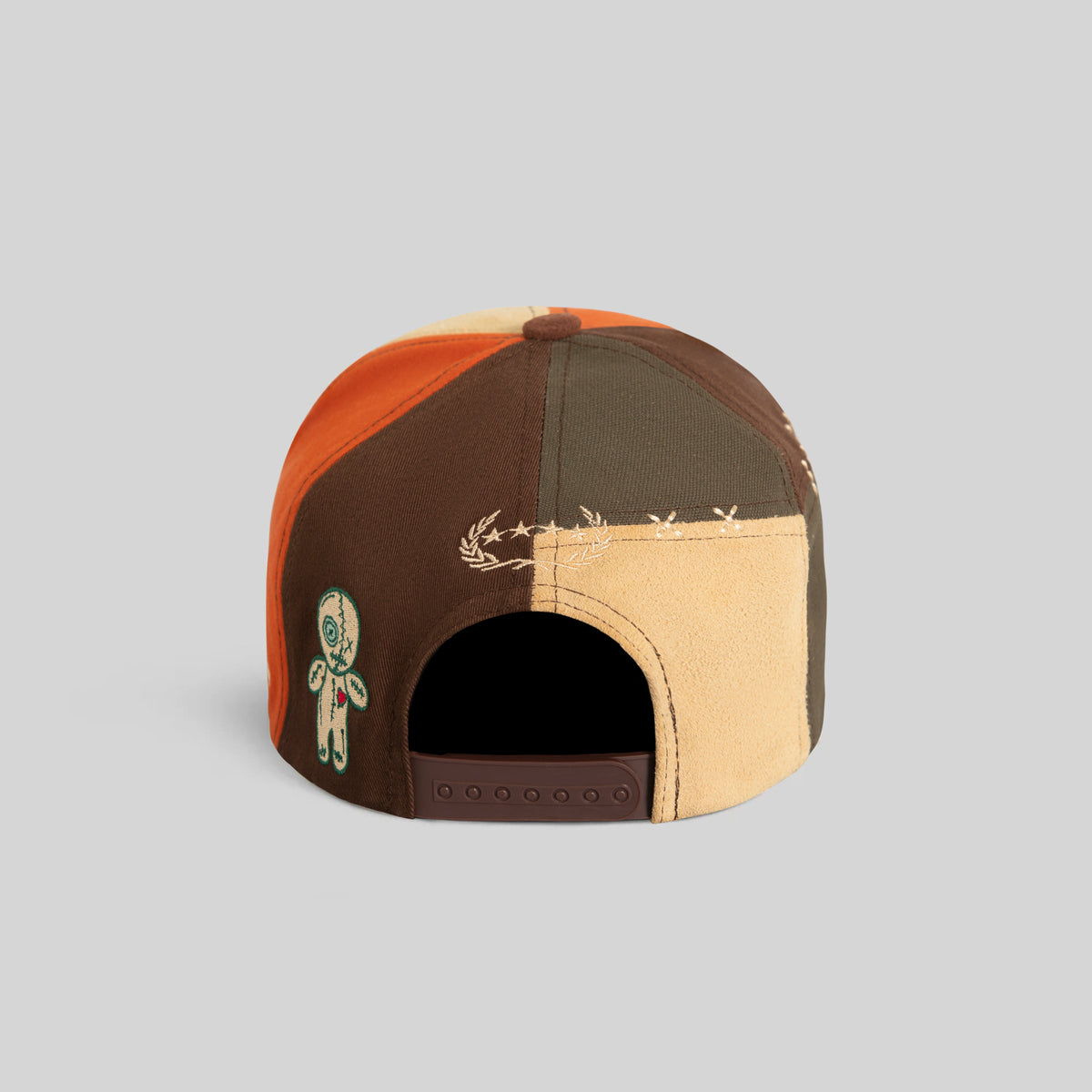 FIELD GRADE X KURVE STUDIO NY IS HEALING VOODOO EARTH TWILL SUEDE CANVAS TRUCKER