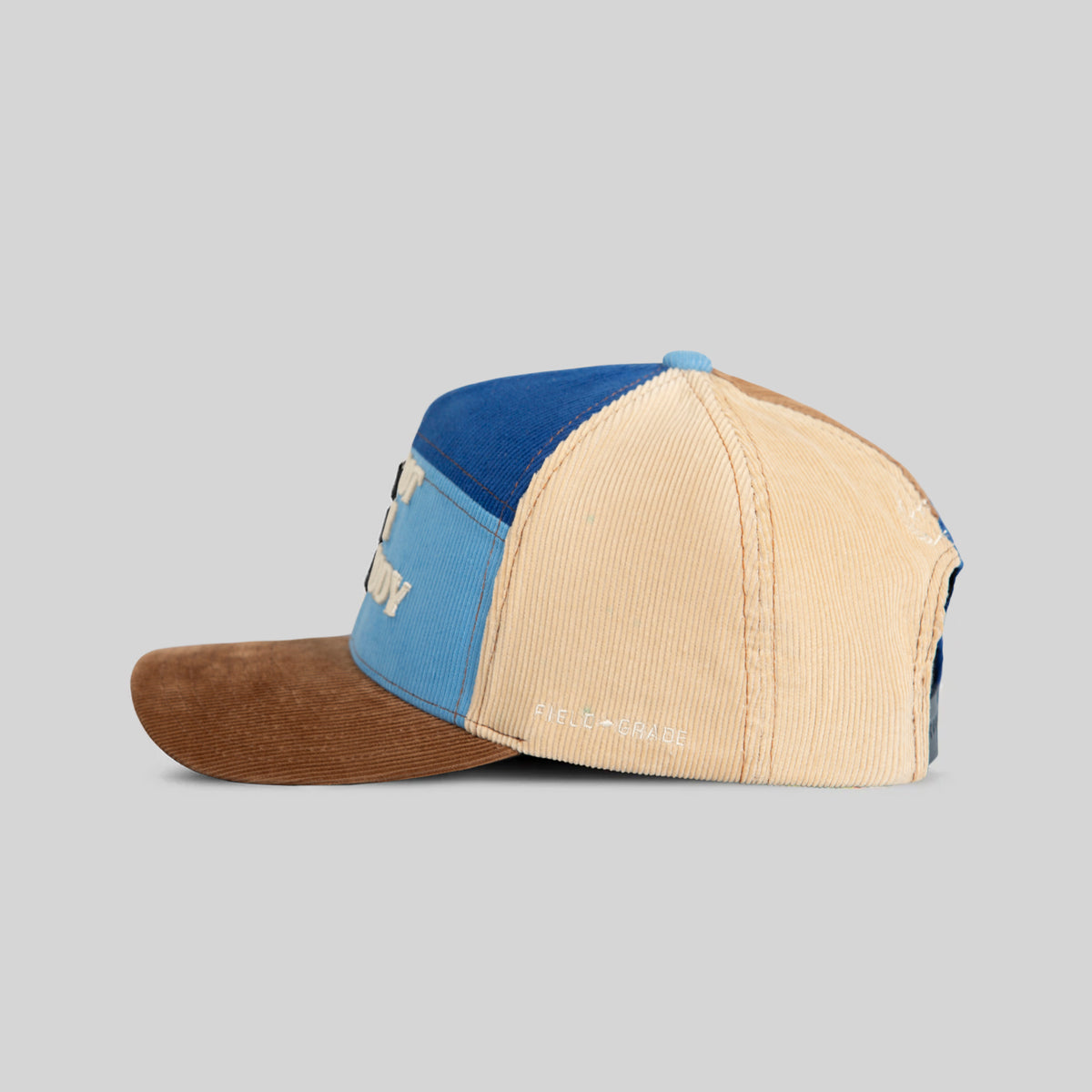 I’M NOT FOR EVERYBODY MULTI CORDUROY PATCHWORK TRUCKER
