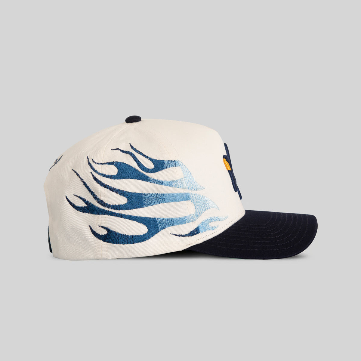 FIELD GRADE X KURVE STUDIO NY IS HEALING TRIBAL FLAME TWILL TRUCKER