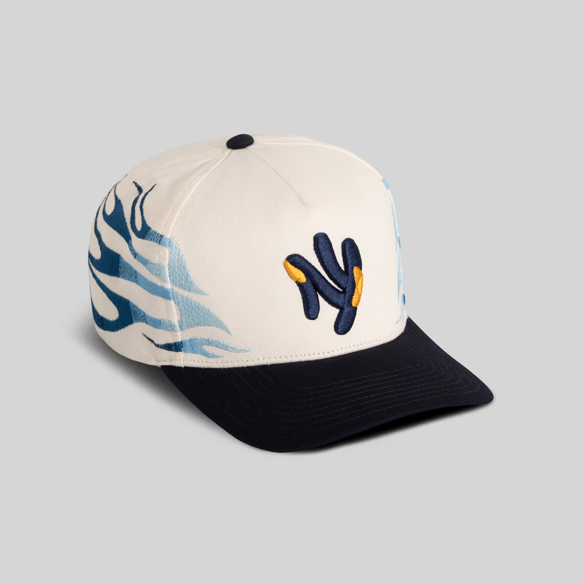 FIELD GRADE X KURVE STUDIO NY IS HEALING TRIBAL FLAME TWILL TRUCKER