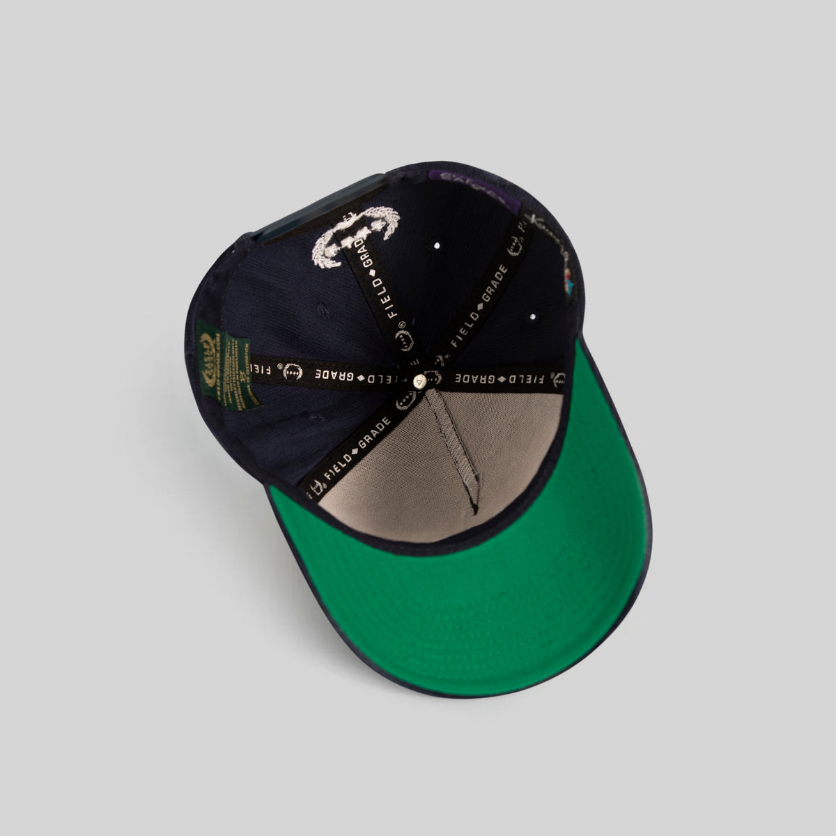 FIELD GRADE X KURVE STUDIO NY IS HEALING WASHED CORDUROY DEEP NAVY TRUCKER