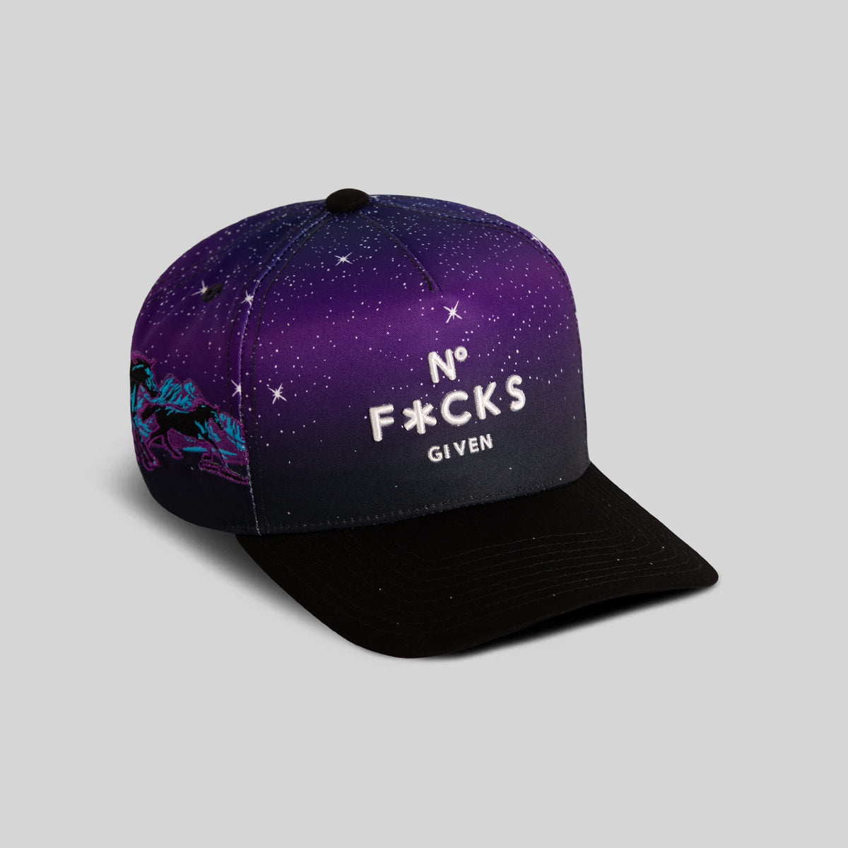 NO F*CKS GIVEN COSMIC VALLEY TWILL TRUCKER