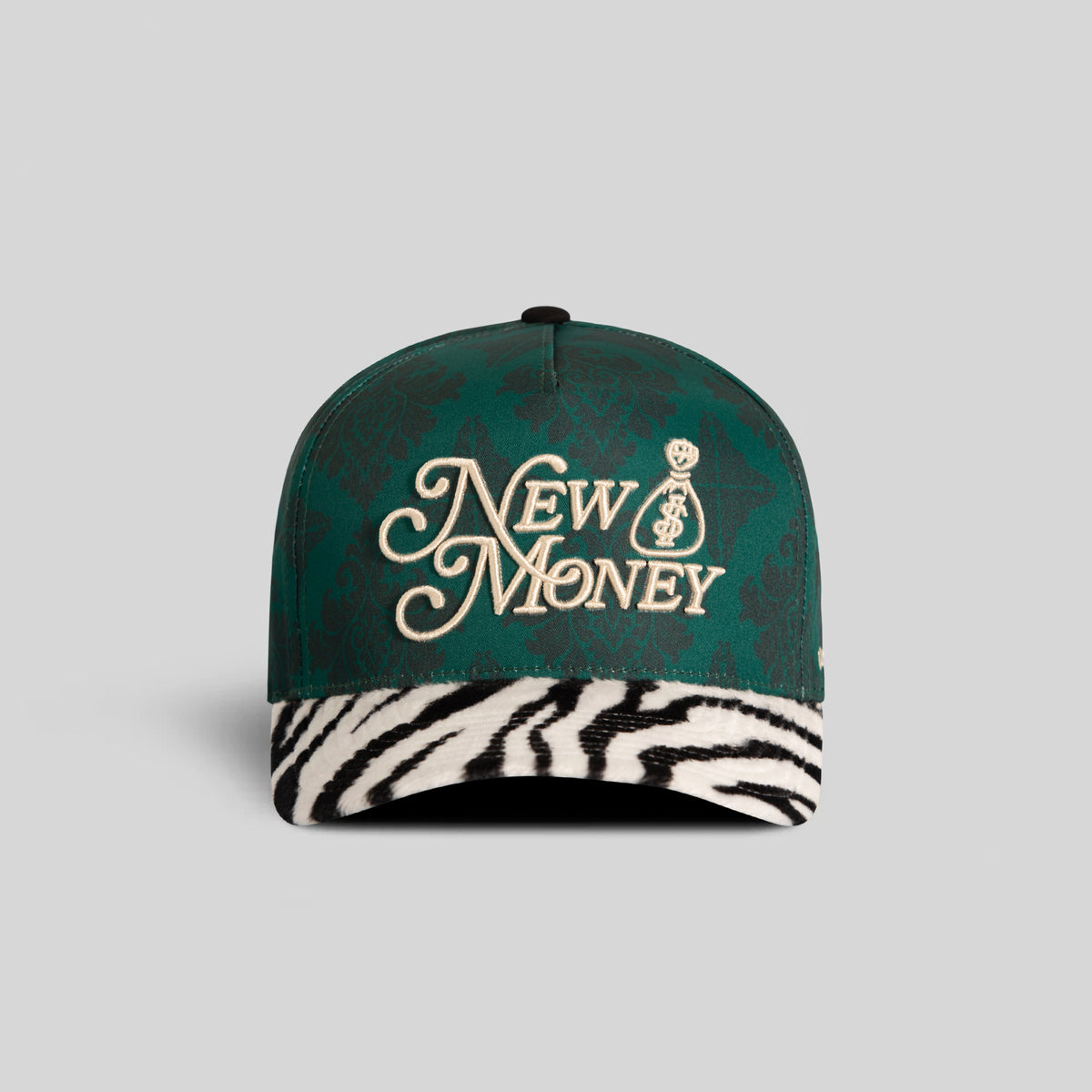 NEW MONEY JACQUARD FAUX ZEBRA TWILL TRUCKER