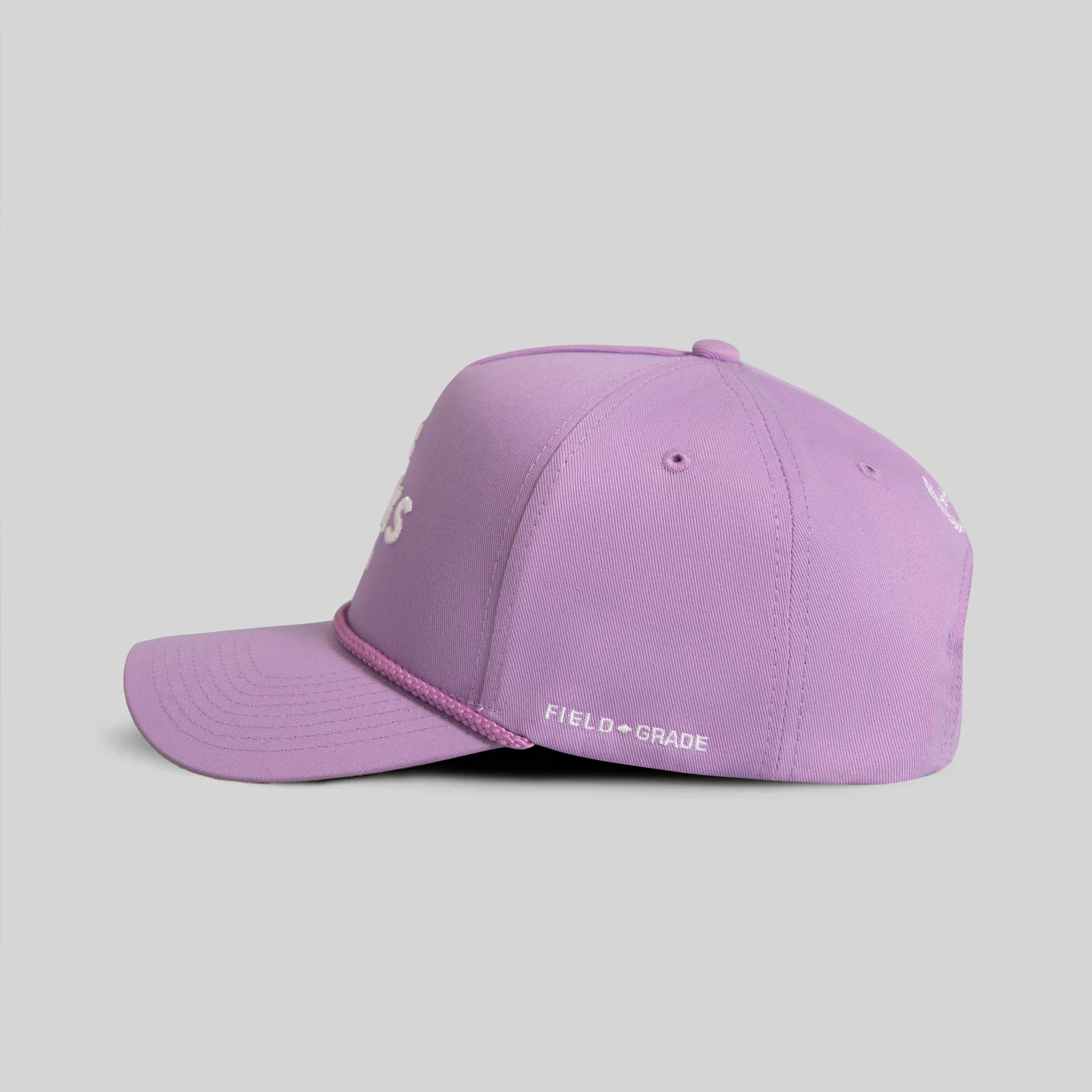 NO F*CKS GIVEN LAVENDER TWILL TRUCKER
