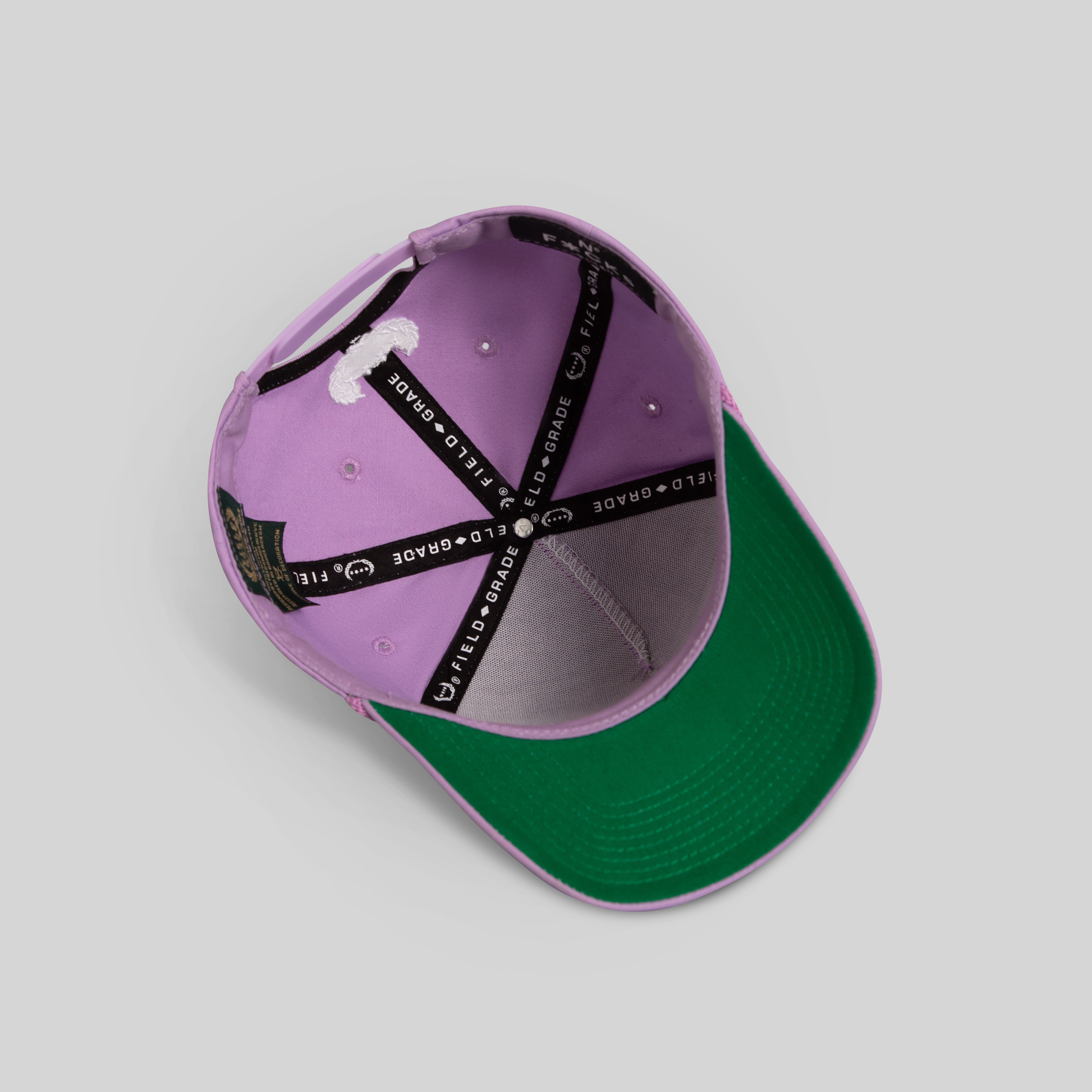NO F*CKS GIVEN LAVENDER TWILL TRUCKER