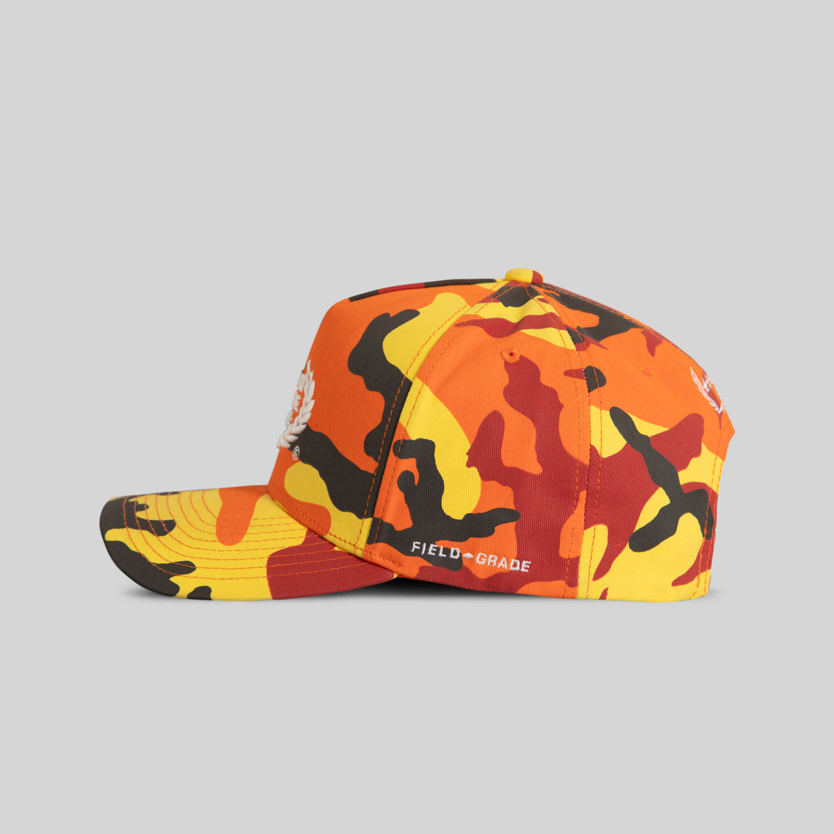 FIELD GRADE FRONT FLAME CAMO TWILL TRUCKER