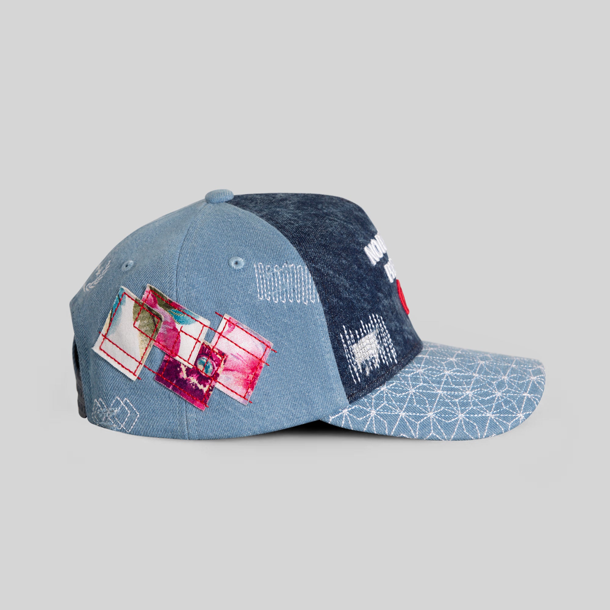 NO PHOTOS SASHIKO WASHED DENIM TRUCKER