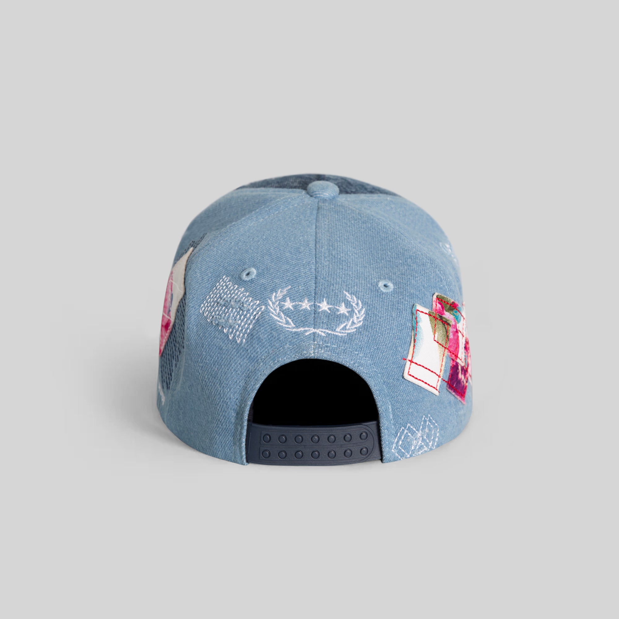 NO PHOTOS SASHIKO WASHED DENIM TRUCKER