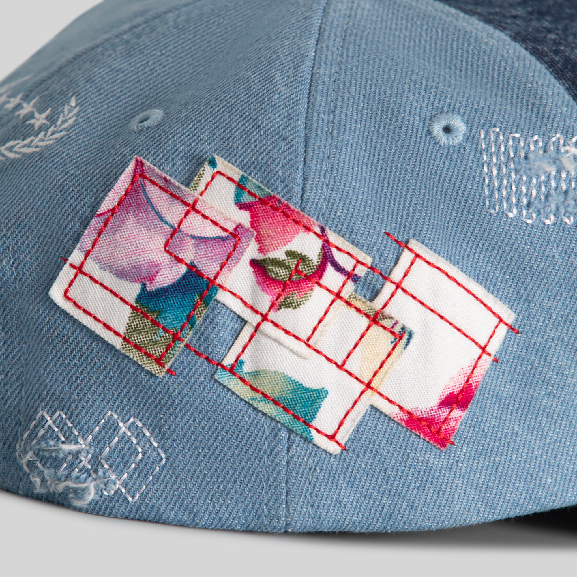 MOST LIKELY SASHIKO WASHED DENIM TRUCKER